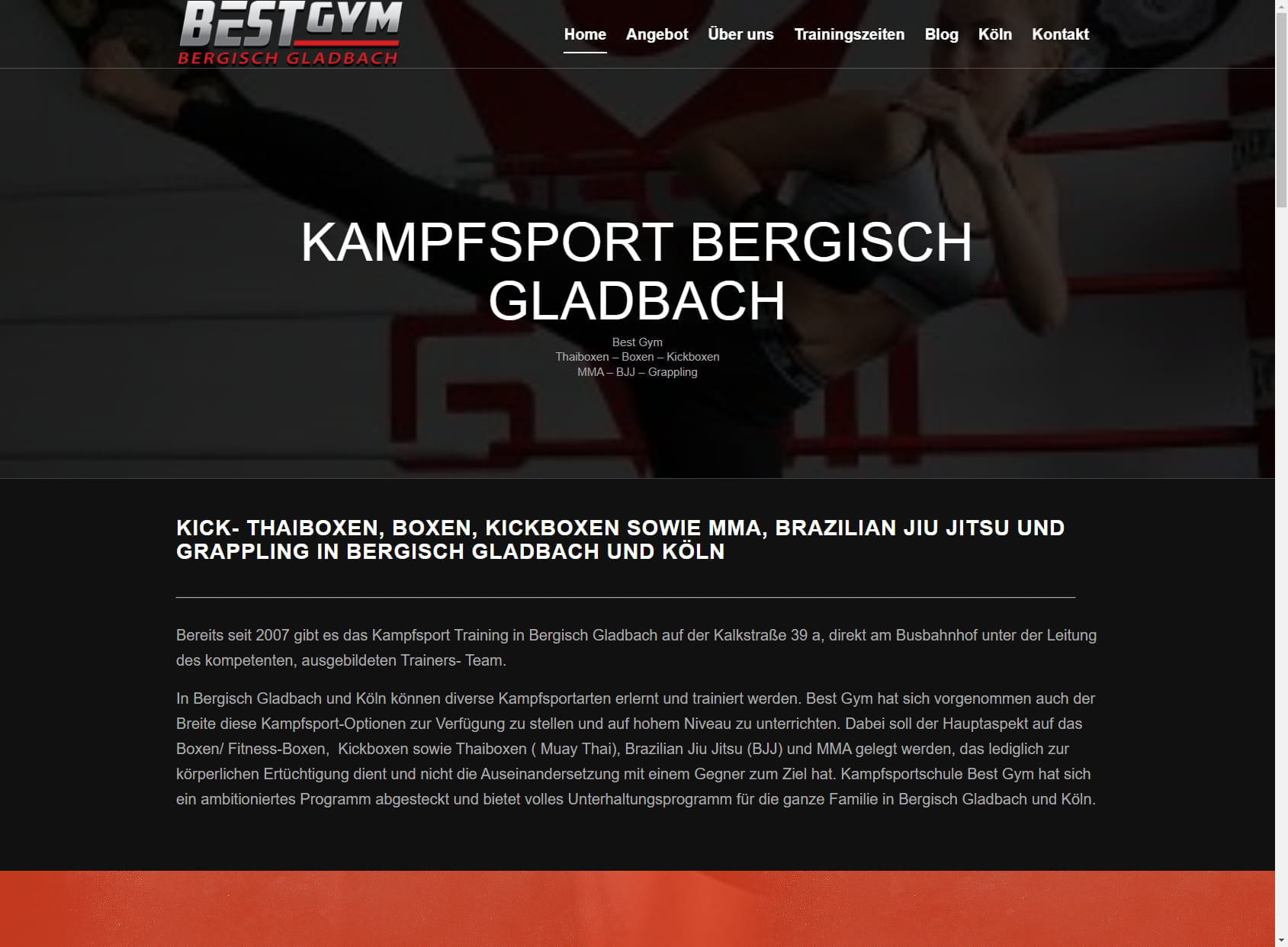 Kampfsportschule Bergisch Gladbach - Best Gym