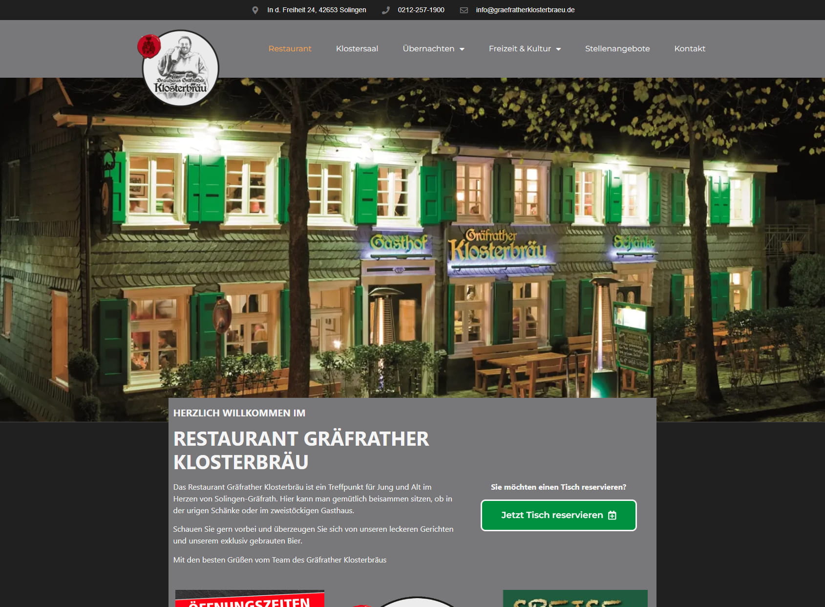 Restaurant Gräfrather Klosterbräu