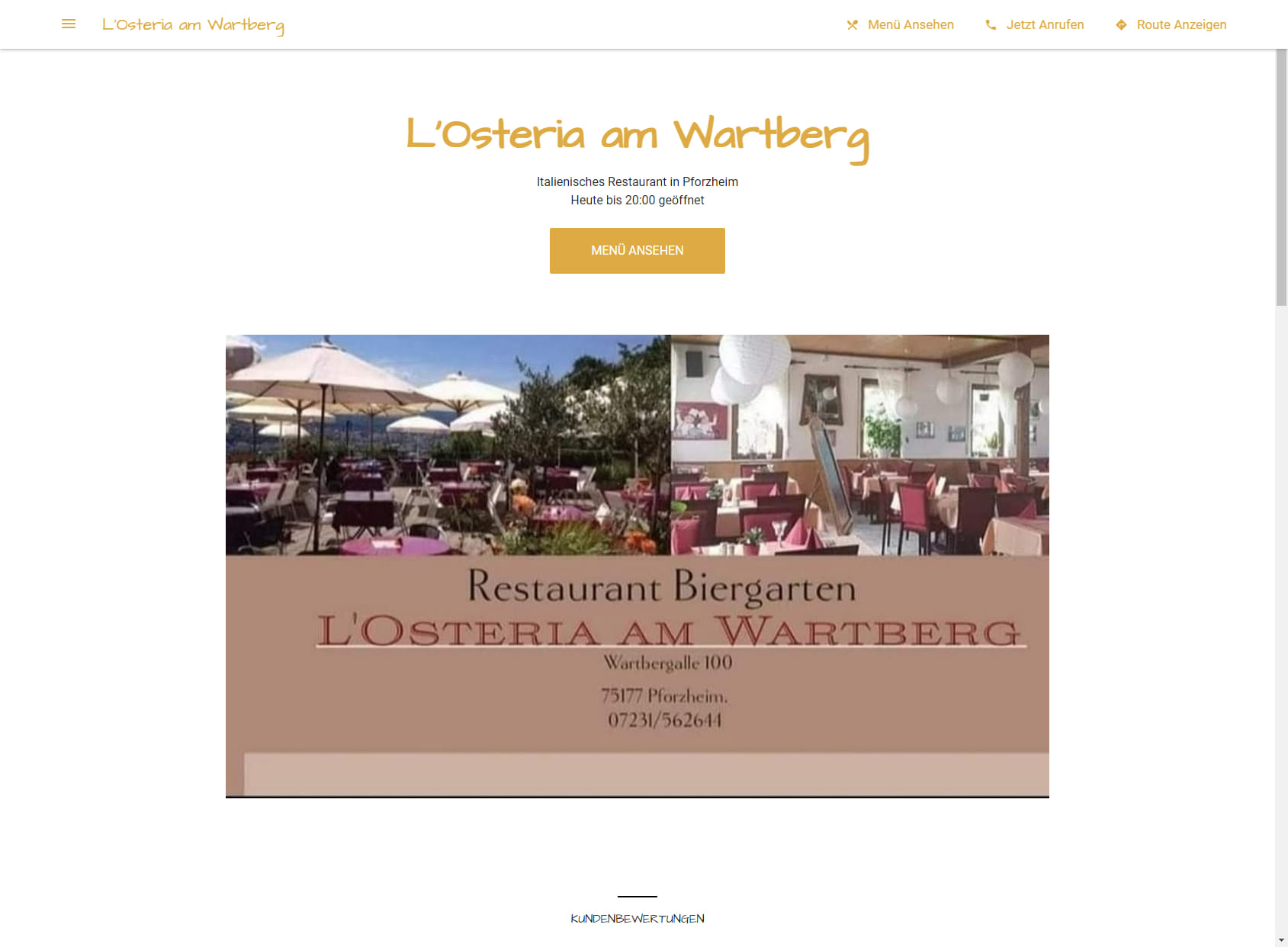 L'Osteria am Wartberg