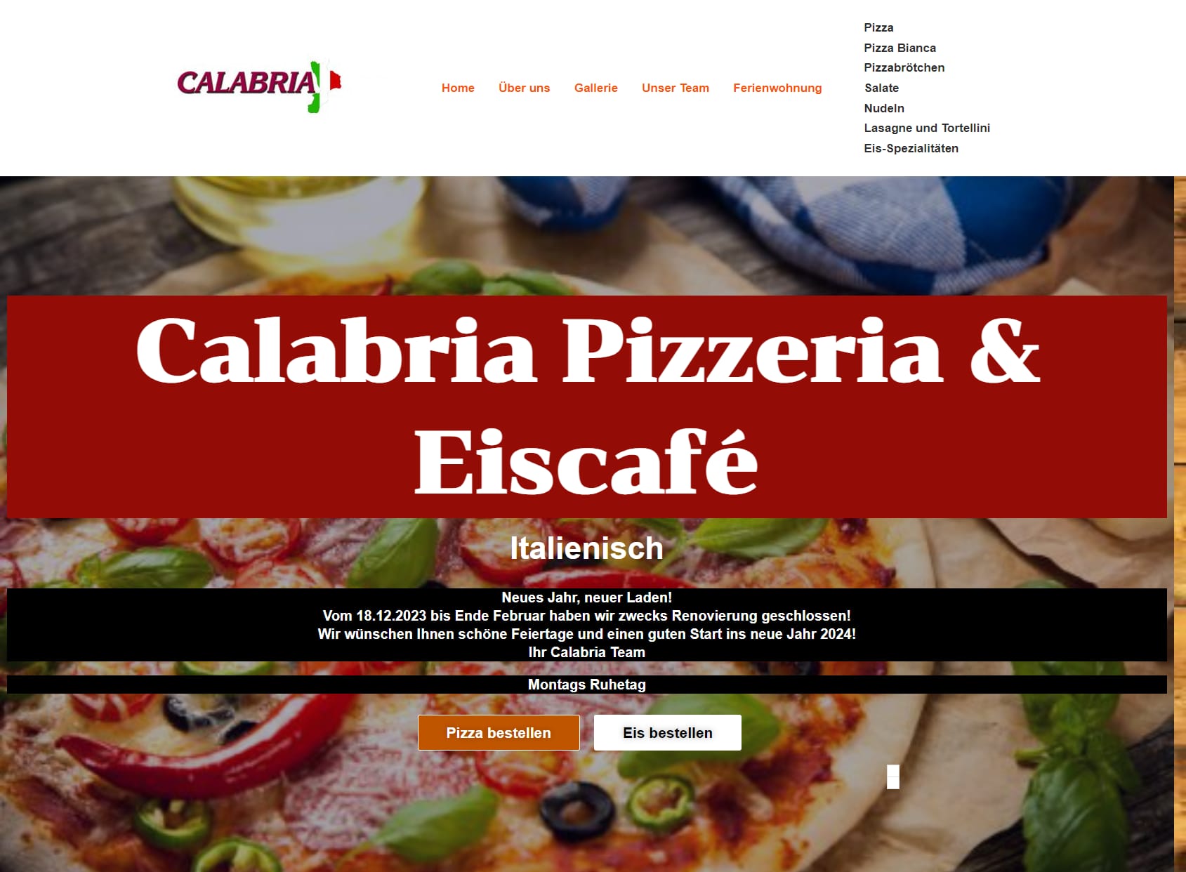 Eiscafe & Pizzeria Calabria