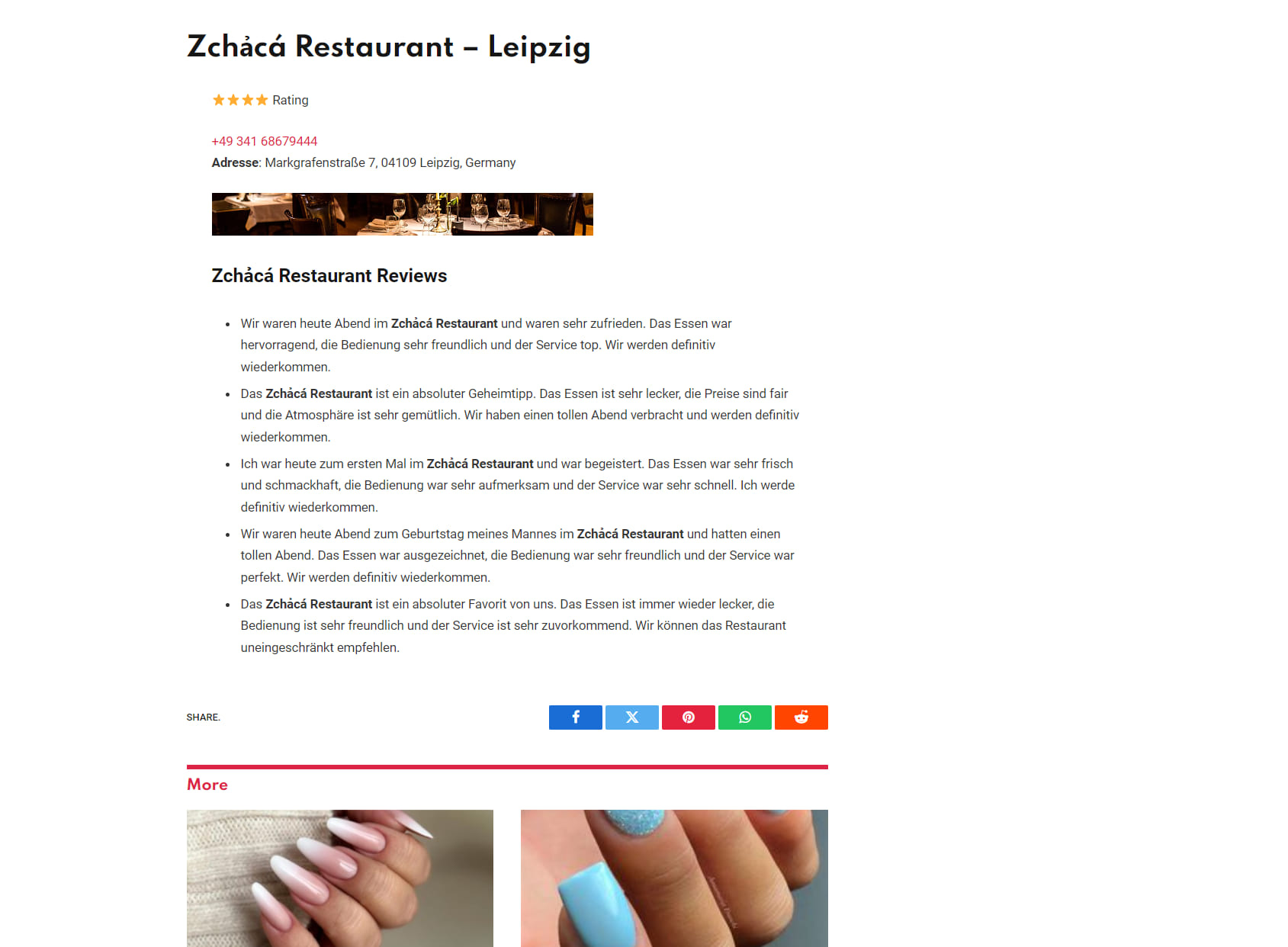 Zchảcá Restaurant - Leipzig