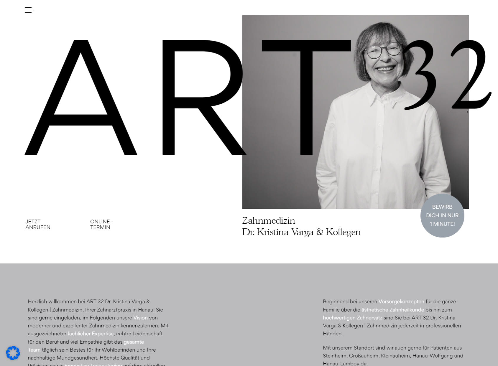 ART 32 Dr. Kristina Varga & Kollegen | Zahnmedizin