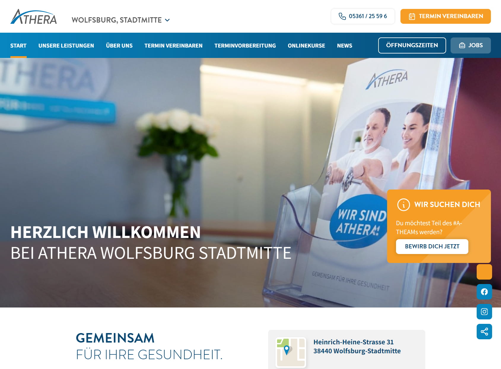 ATHERA Wolfsburg: Physiotherapie, Ergotherapie, & Logopädie