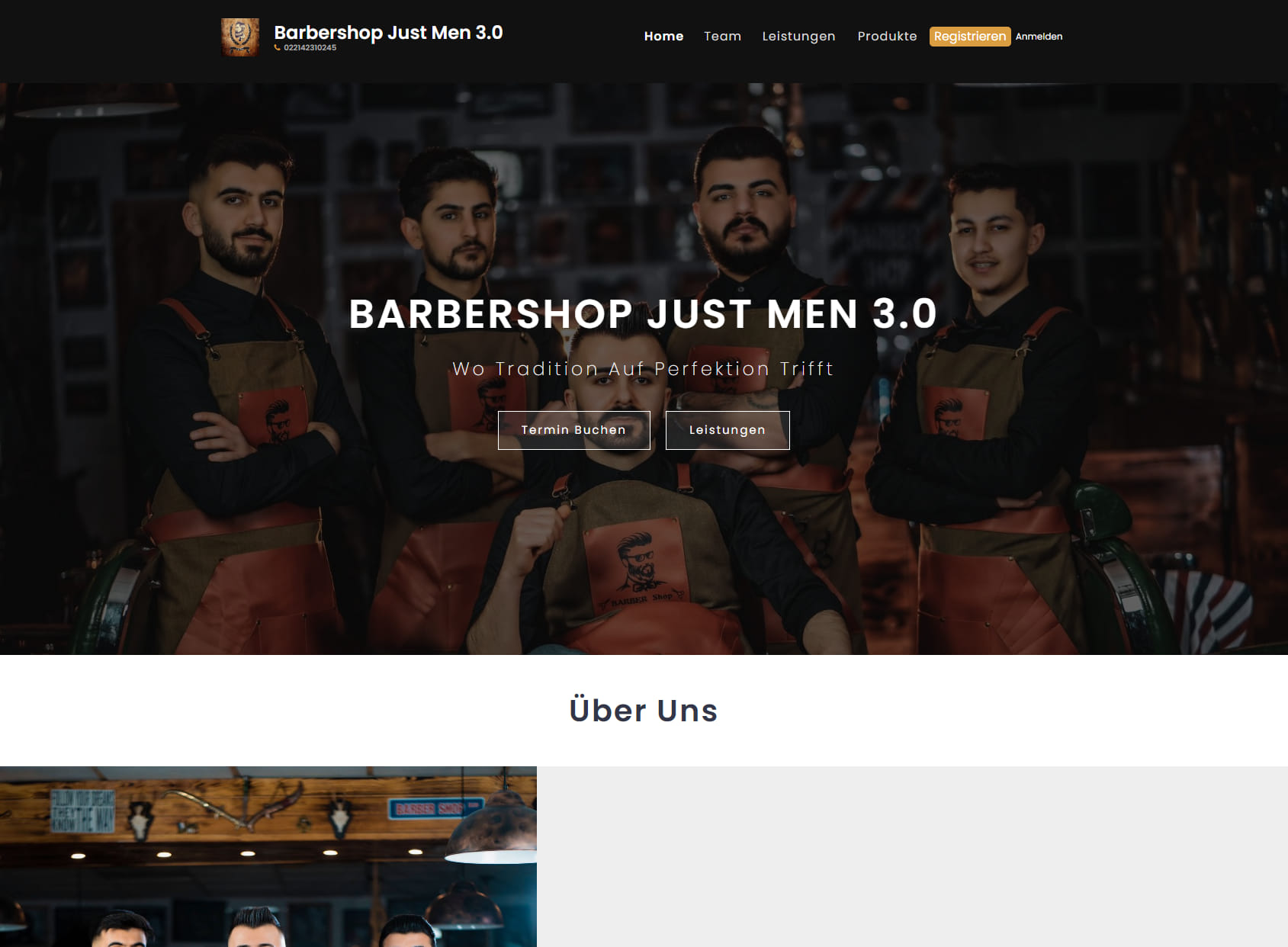 Barbershop Just Men 3.0