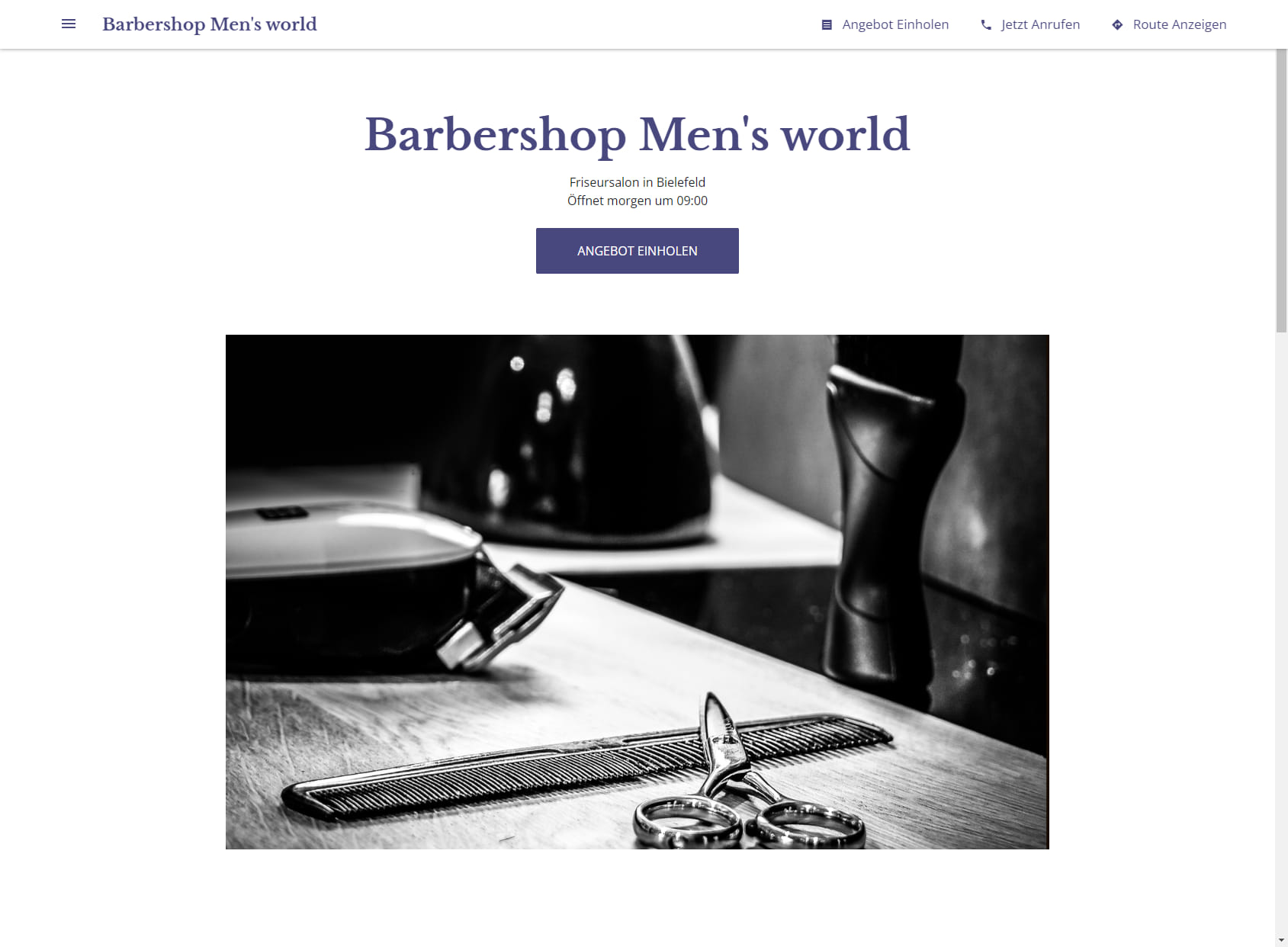 Barbershop Men's world