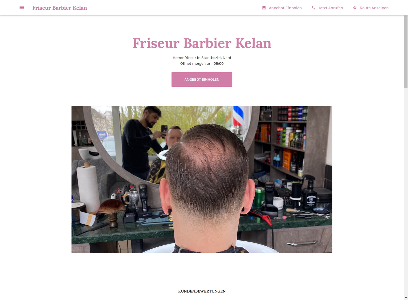 Friseur Barbier Kelan