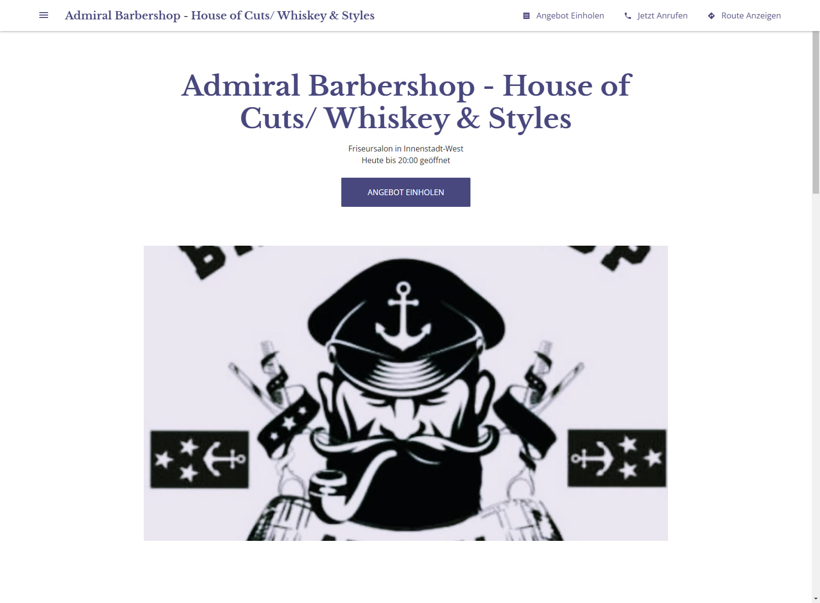 Admiral Barbershop - House of Cuts/ Whiskey & Styles