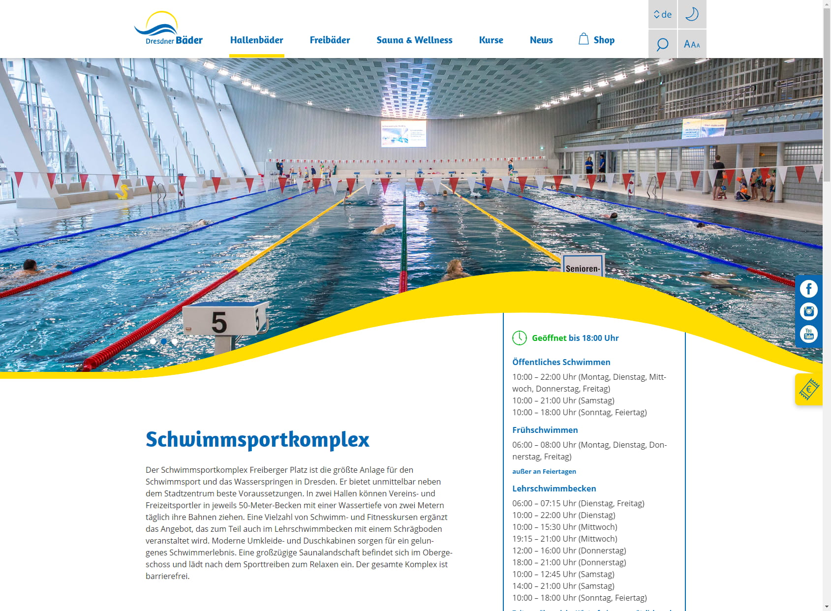 Swimming complex Freiberger Platz