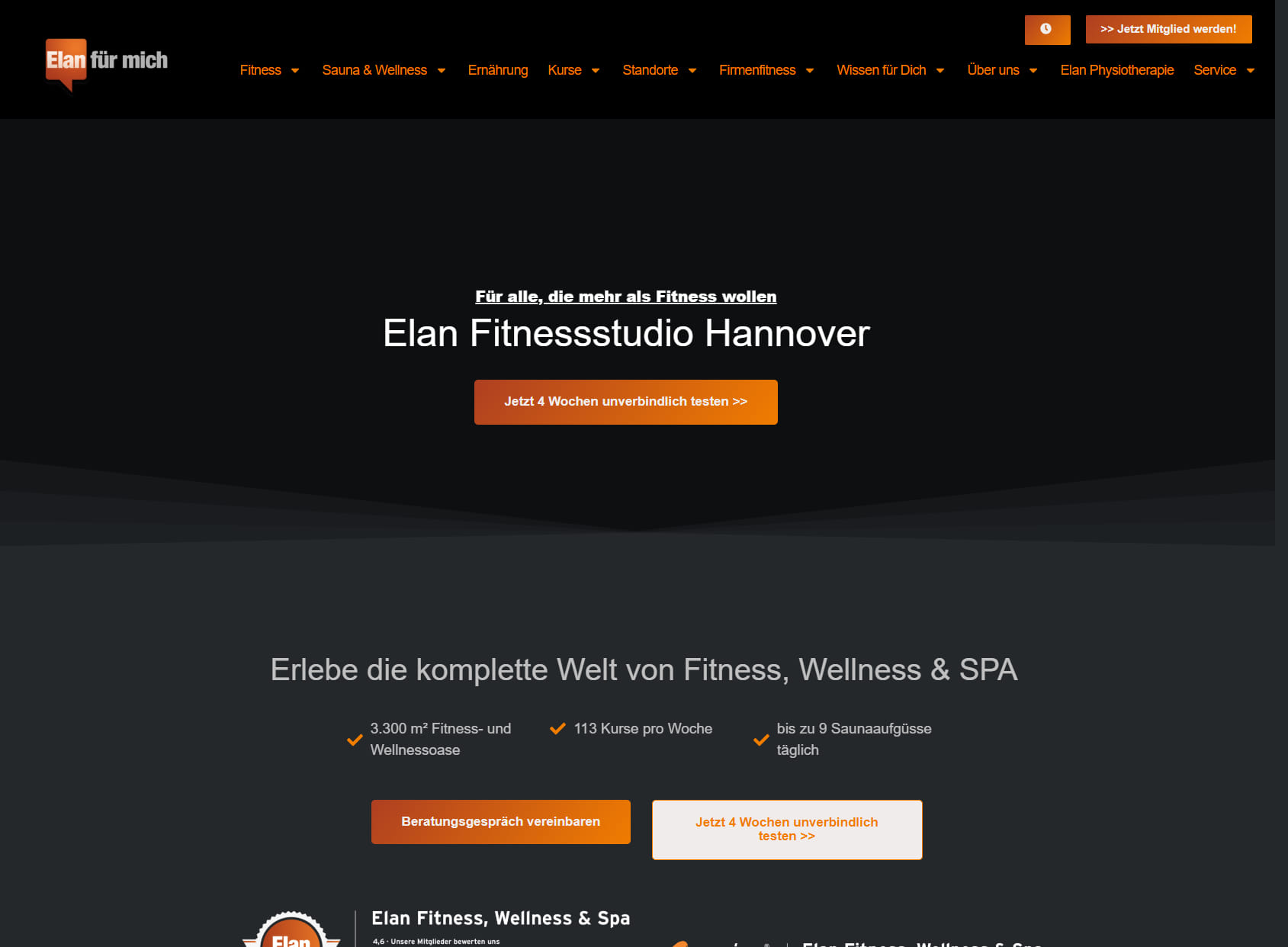 Elan Fitnessstudio Hannover