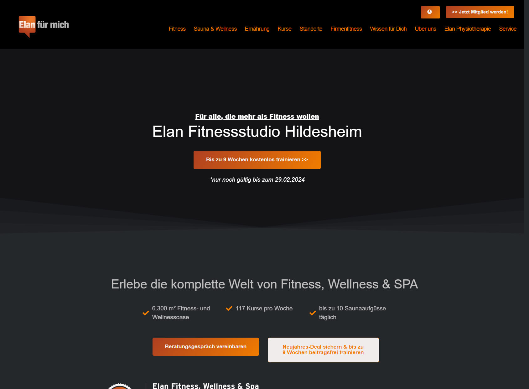 Elan Fitnessstudio Hildesheim
