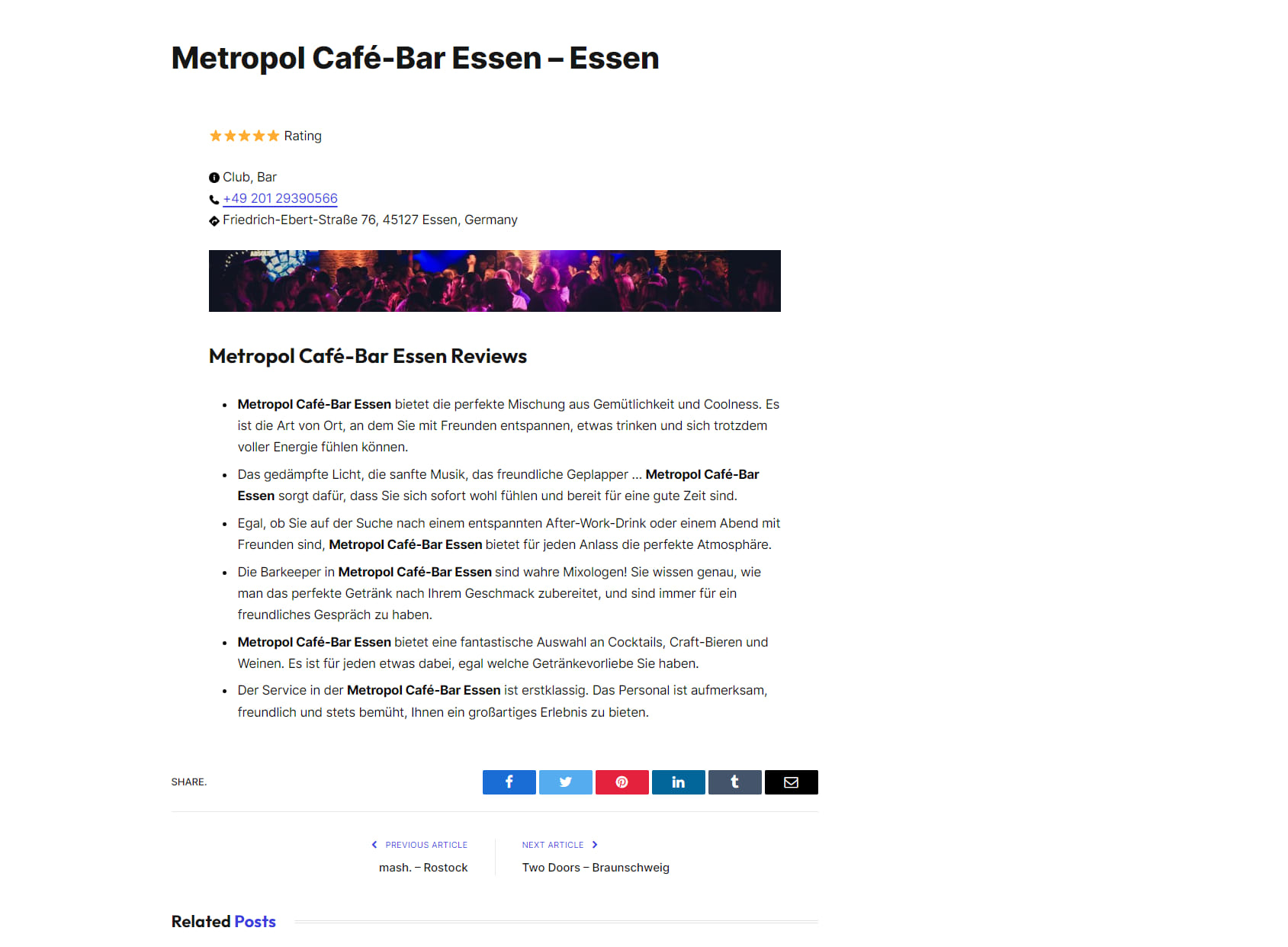 Metropol Café-Bar Essen