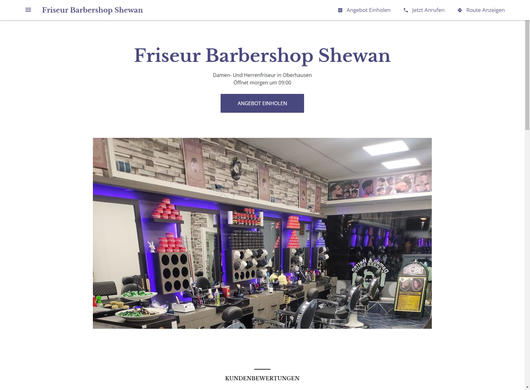 Friseur Barbershop Shewan