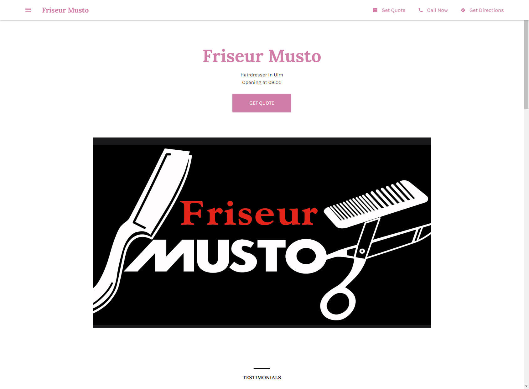 Friseur Musto