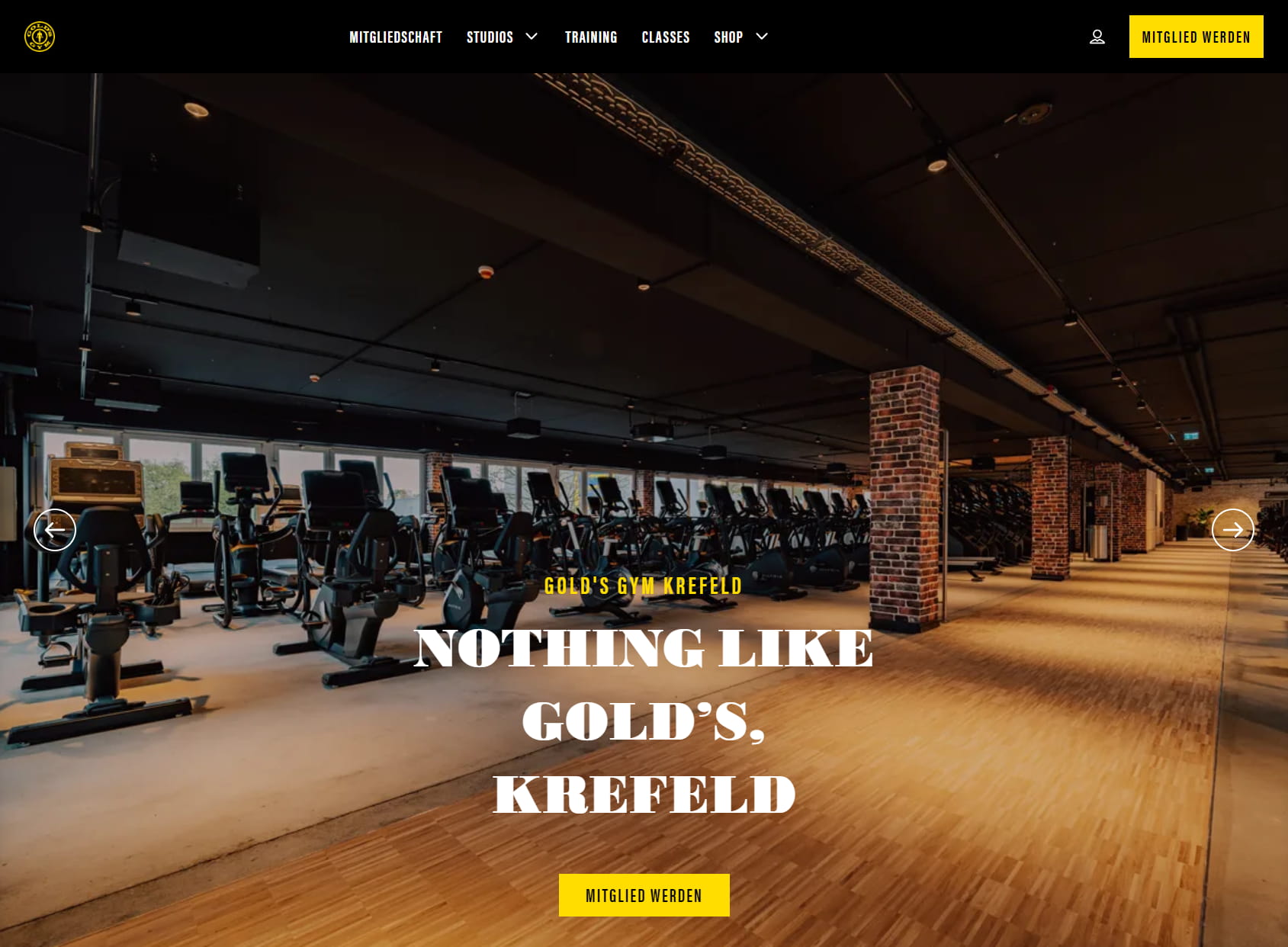 Gold's Gym Fitnessstudio Krefeld
