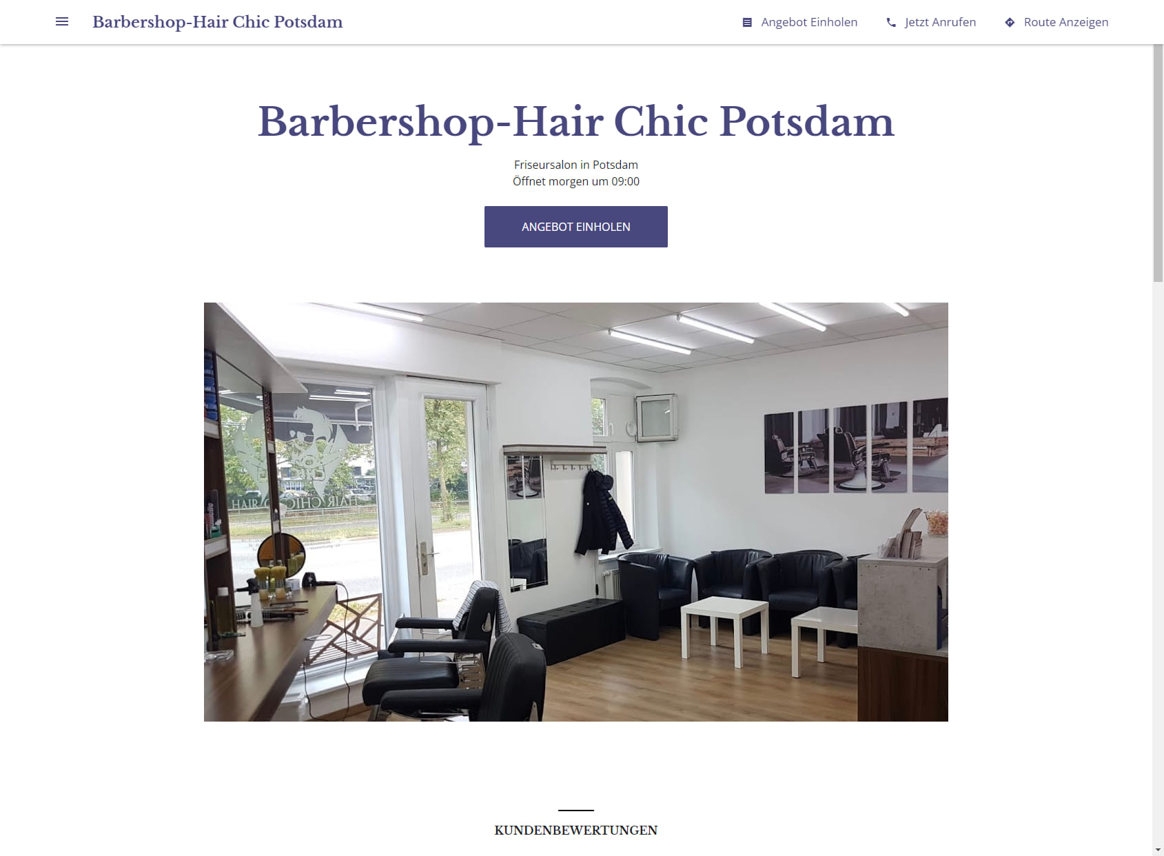 Barbershop-Hair Chic Potsdam