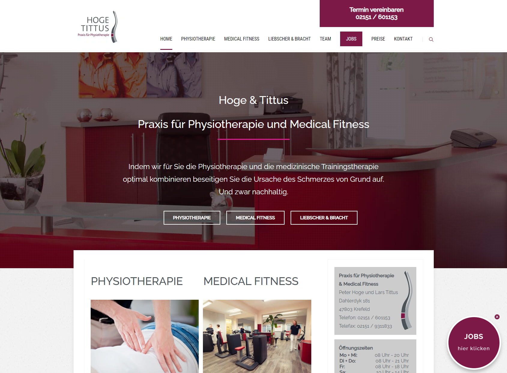 Hoge & Tittus Praxis für Physiotherapie und Medical Fitness