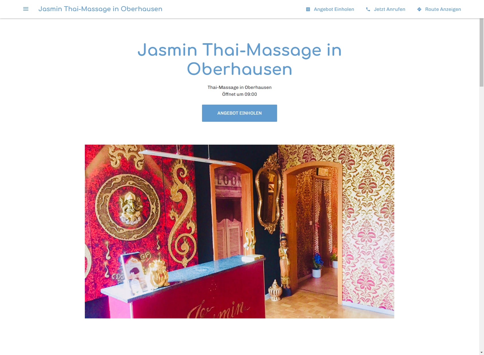 Jasmin Thai-Massage in Oberhausen