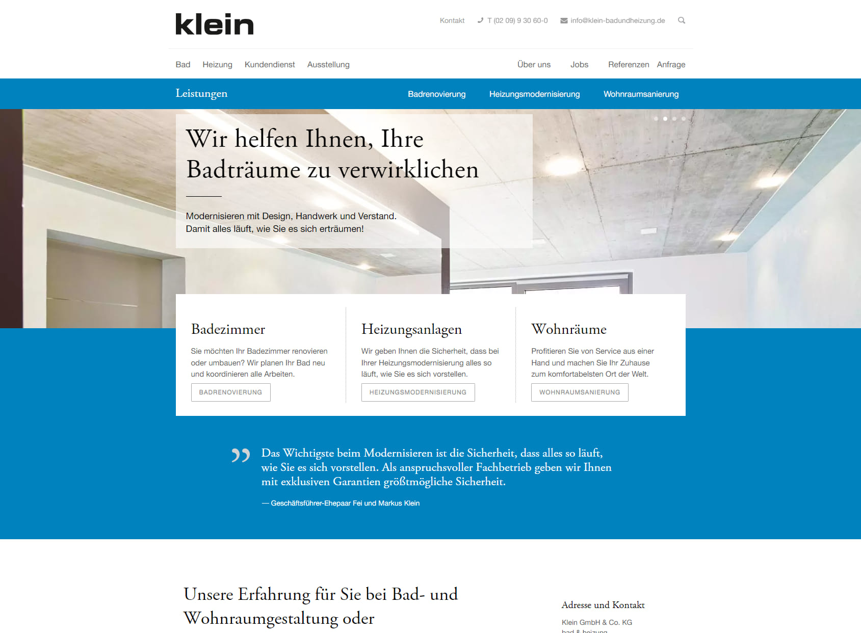 Klein GmbH & Co. KG bad & heizung