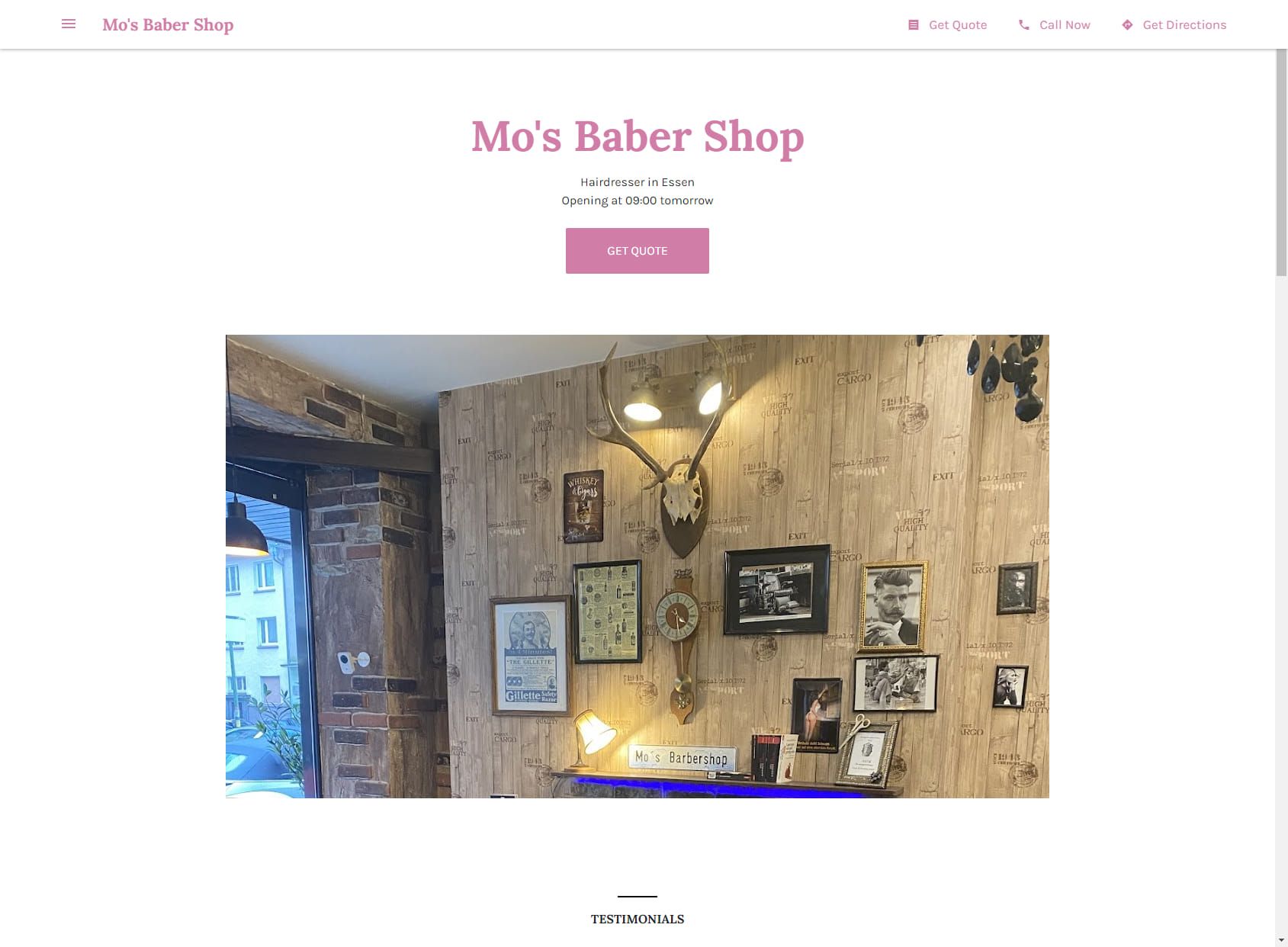 Mo's Barber Shop