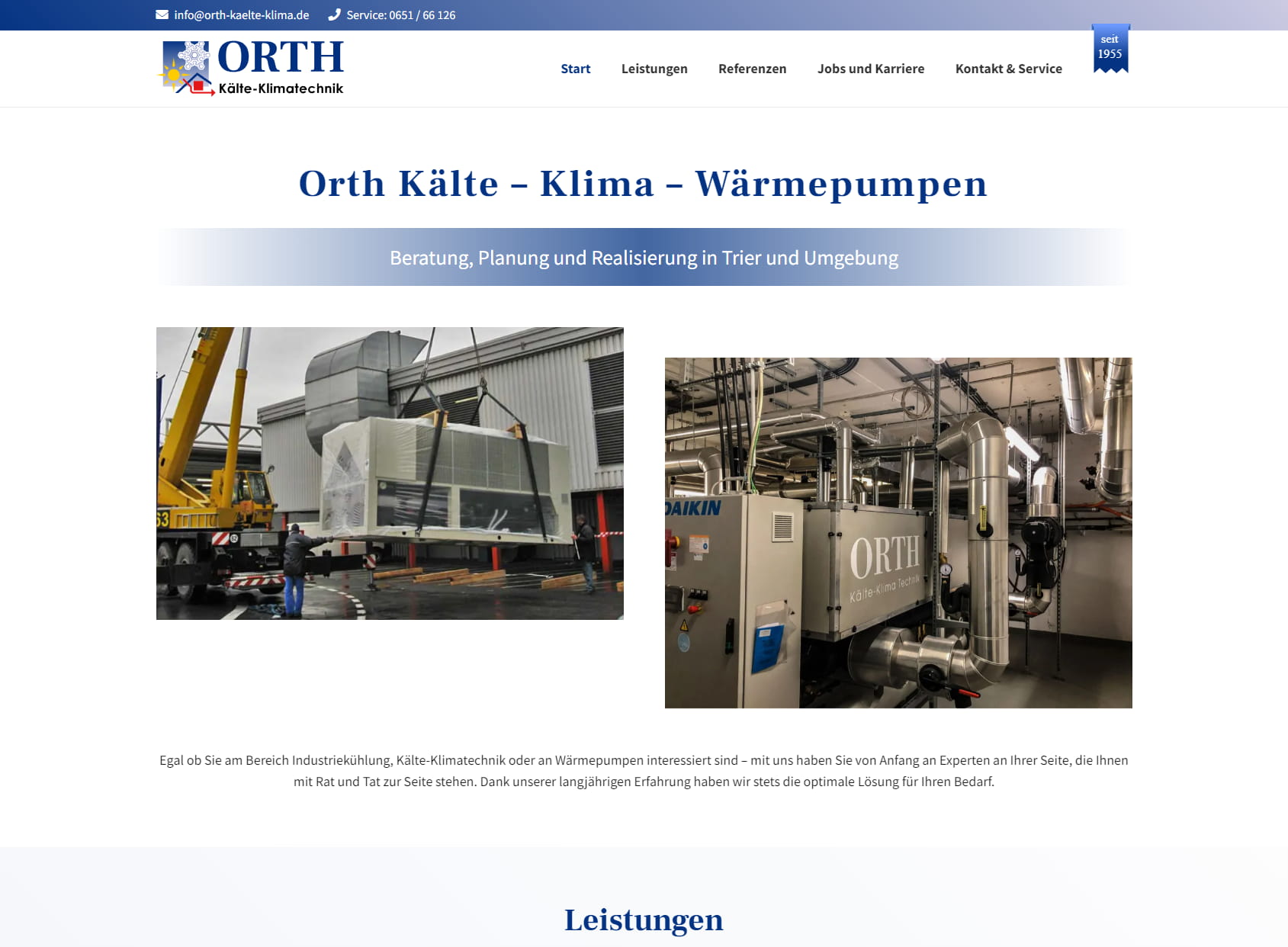 Orth Kaelte - Klima - Waermepumpen