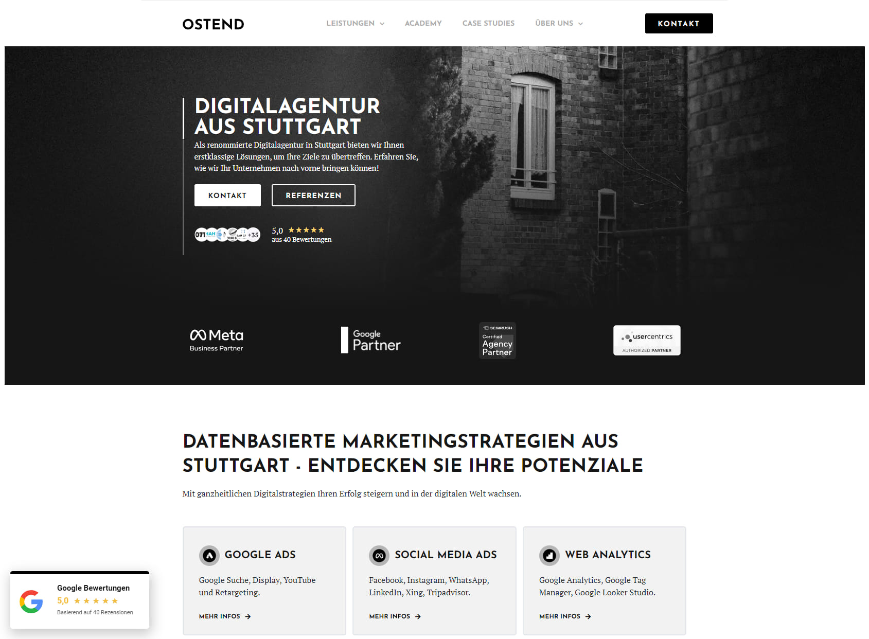 Webdesign & Online Marketing Agentur - Ostend Digital