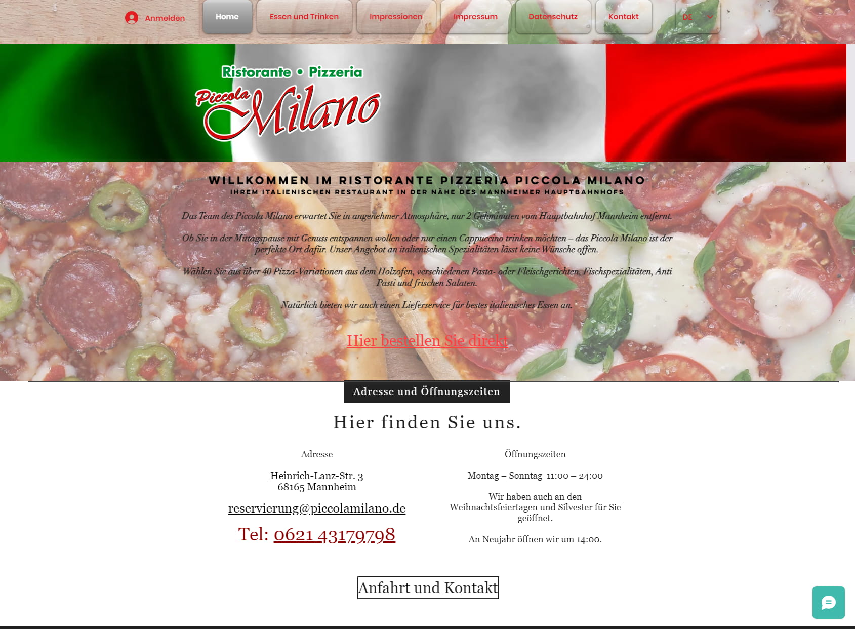 Ristorante Pizzeria Piccola Milano