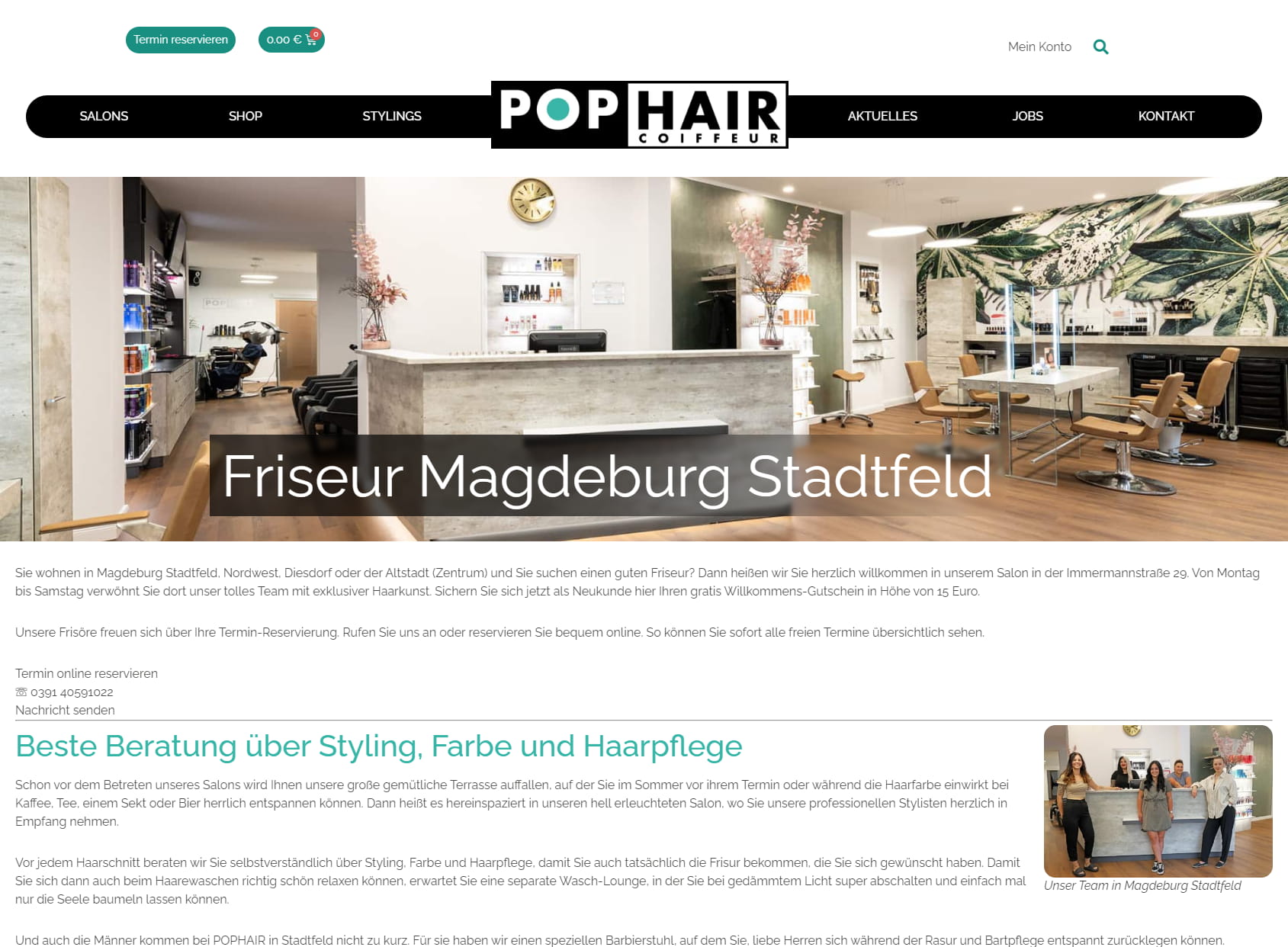 POPHAIR - Hairdressers in Magdeburg Stadtfeld