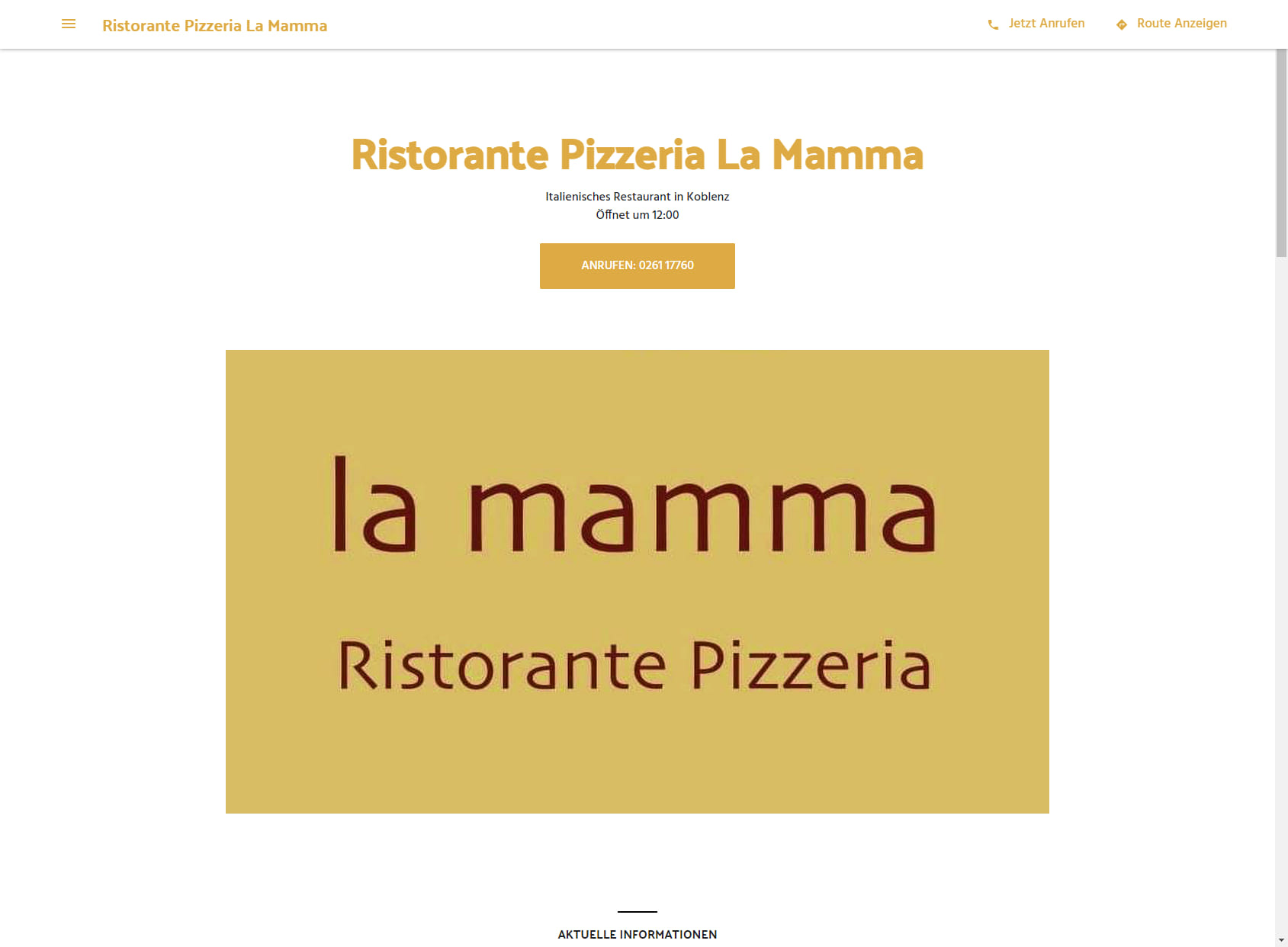 Ristorante Pizzeria La Mamma