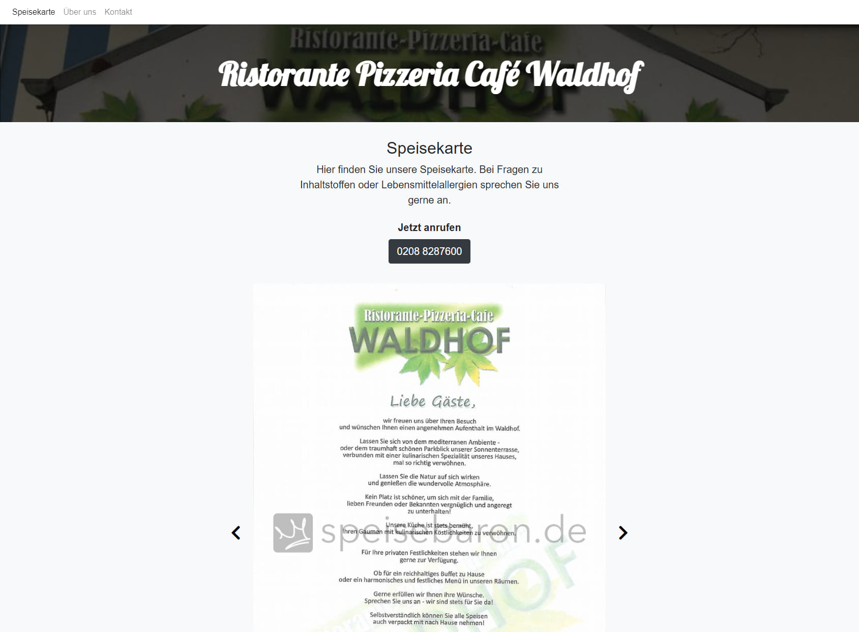 Ristorante Pizzeria Café Waldhof