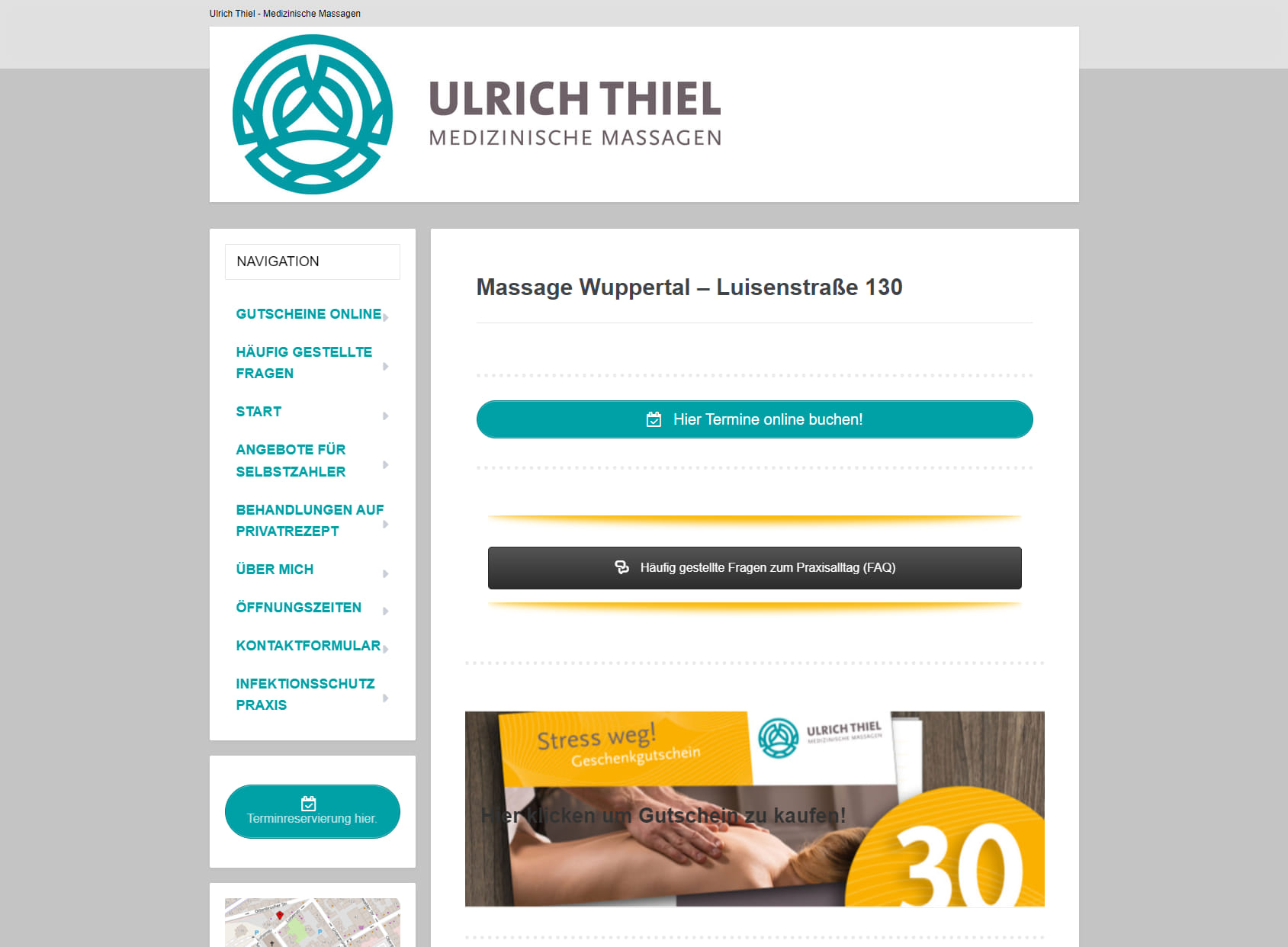 Ulrich Thiel - Medizinische Massagen