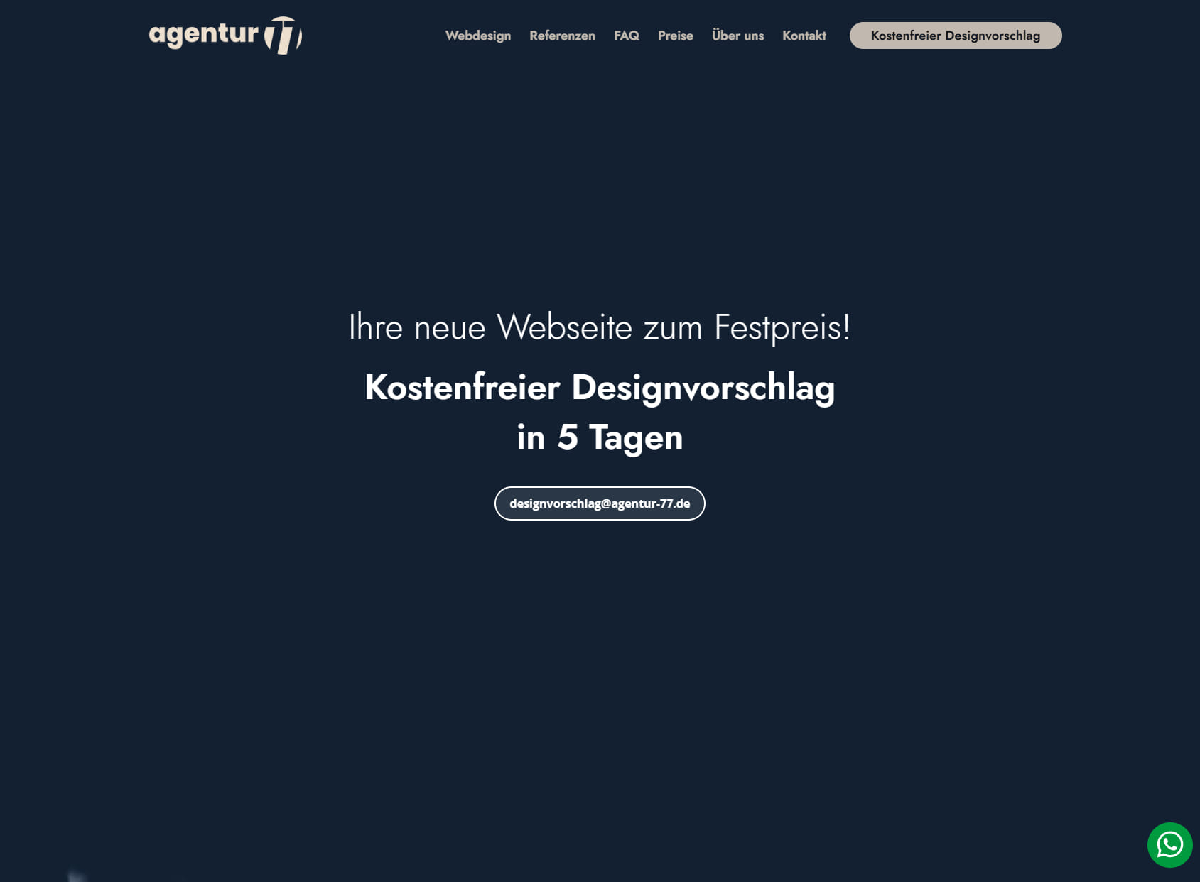Webdesign Agentur77