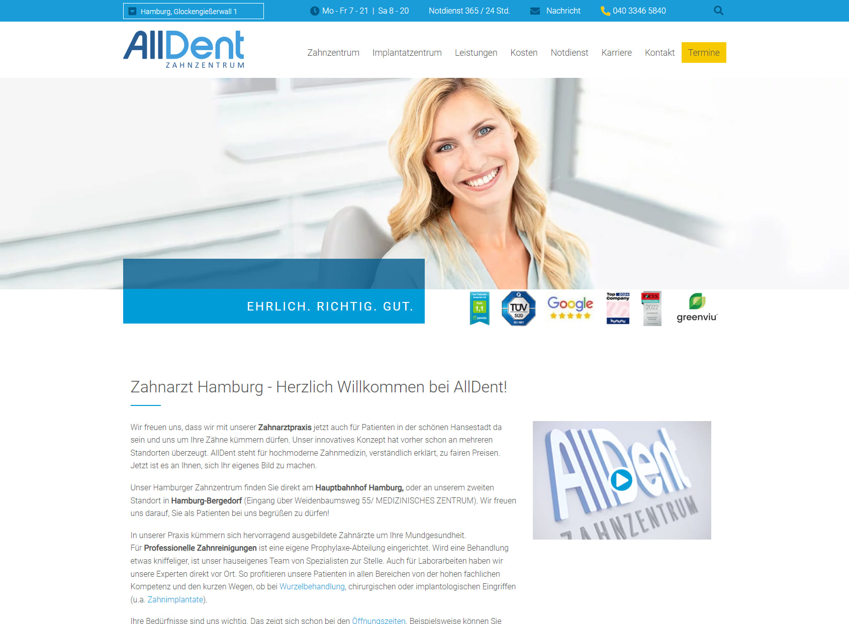 AllDent Zahnzentrum Hamburg