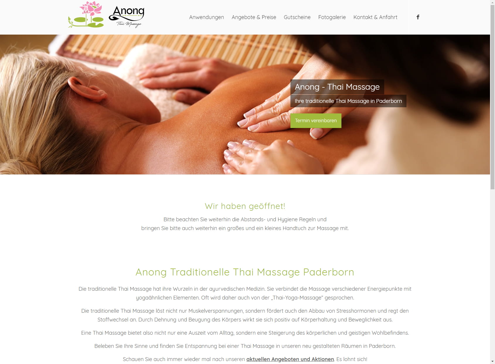 Anong Traditionelle Thai Massage Paderborn