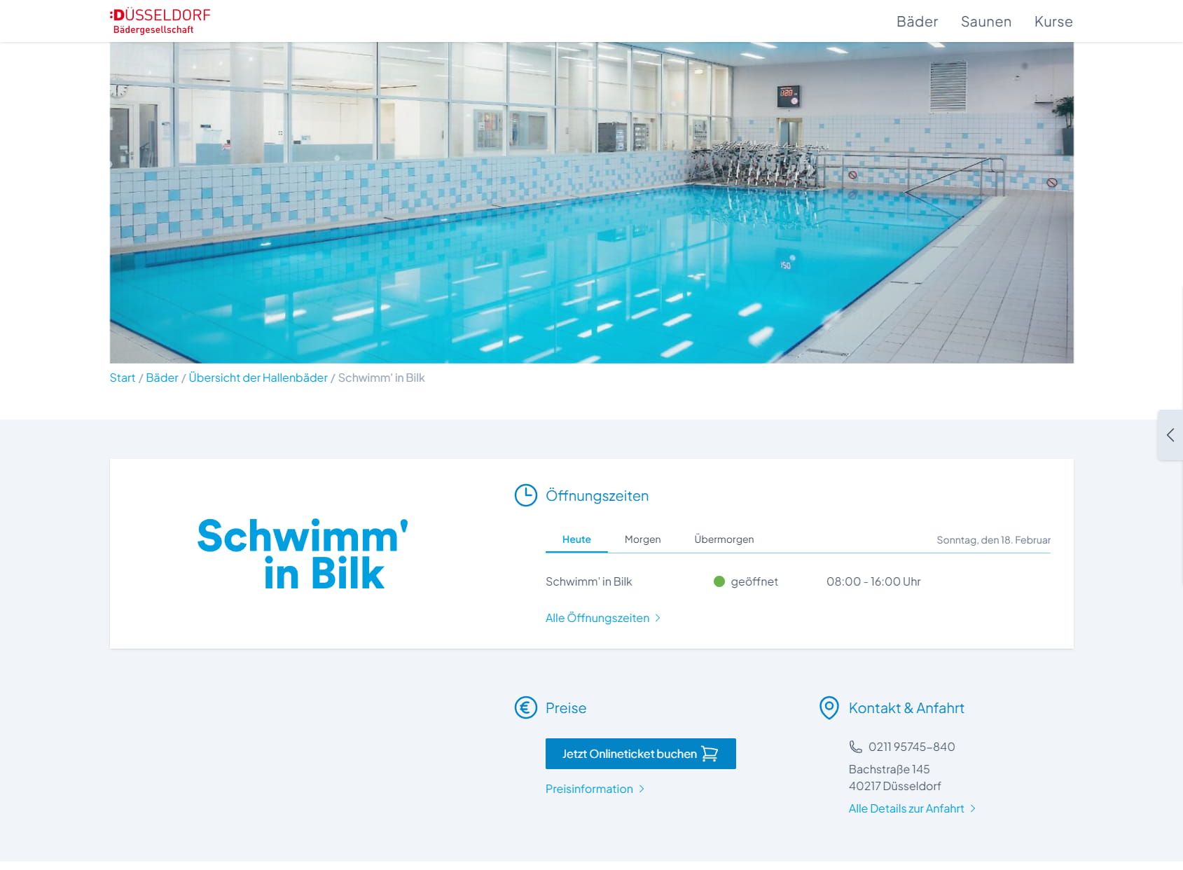 Schwimm' in Bilk