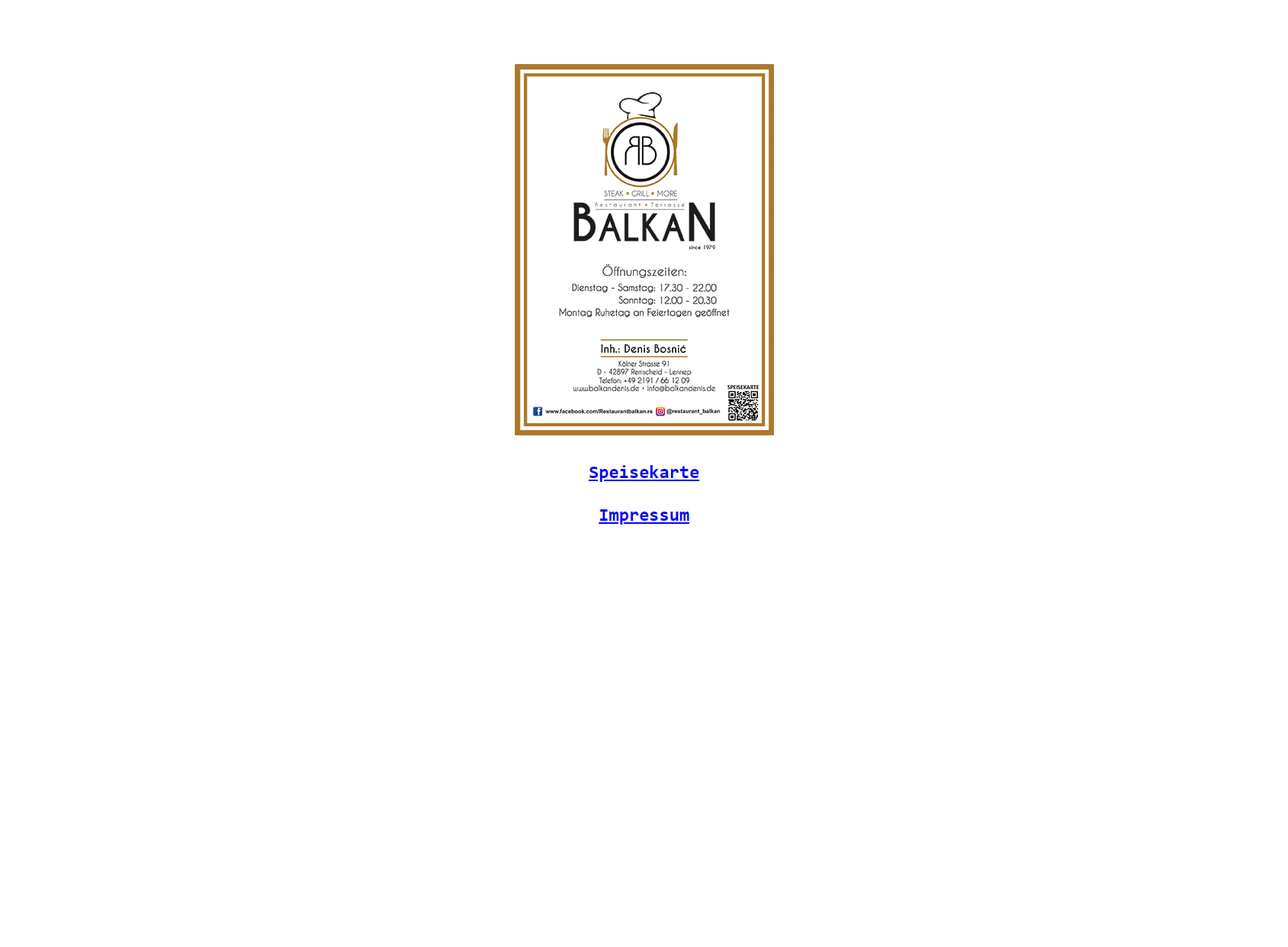 Restaurant Balkan