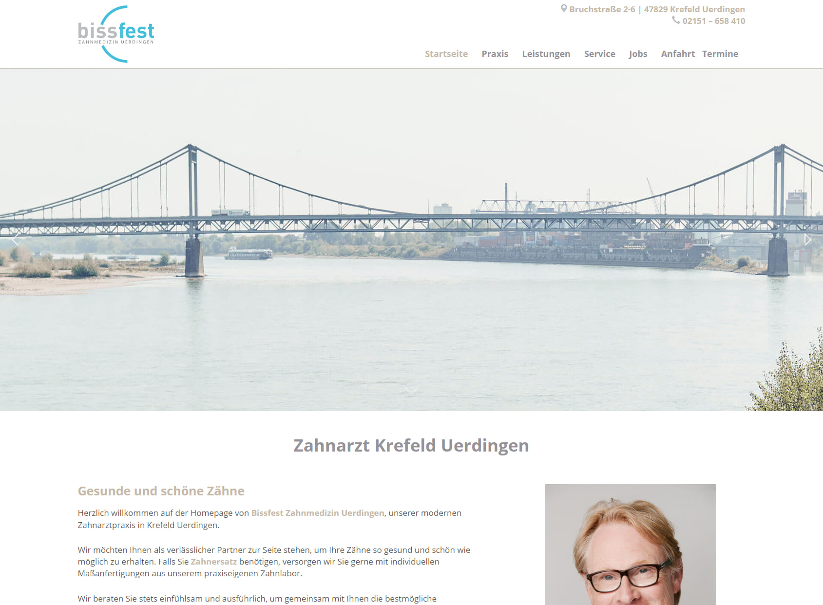 Zahnarzt Krefeld | bissfest Uerdingen | Dr. Thorsten Pletz