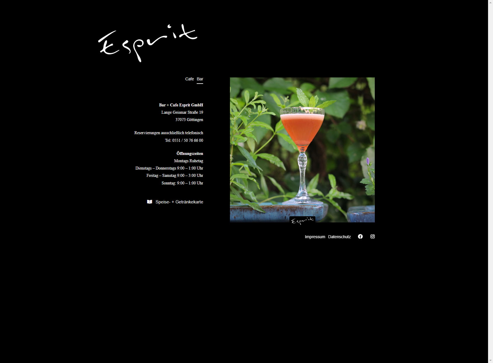 Bar + Cafe Esprit owner Robert Vogel e. K.