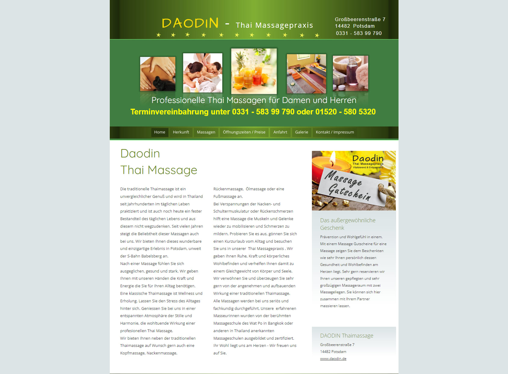 Daodin Thai Massagepraxis