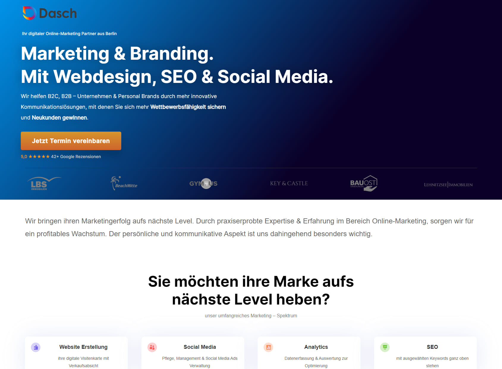 Dasch Marketing - Online-Marketing & SEO-Agentur Berlin
