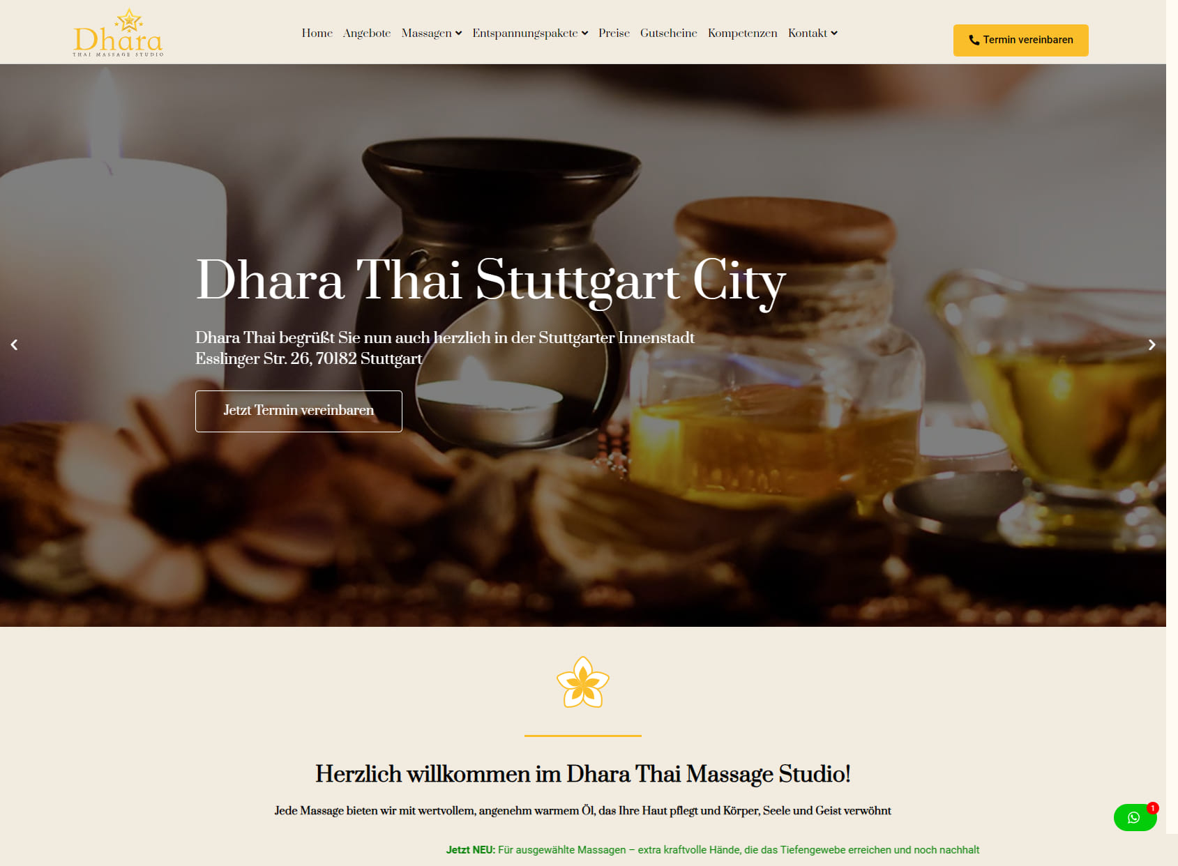 Dhara Thai Massage Studio Stuttgart