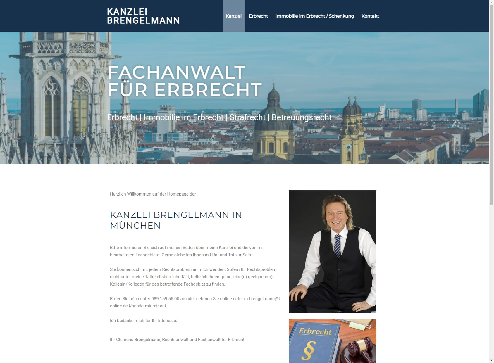 Rechtsanwalt Clemens Brengelmann | Erbrecht Familienrecht Verkehrsrecht | München