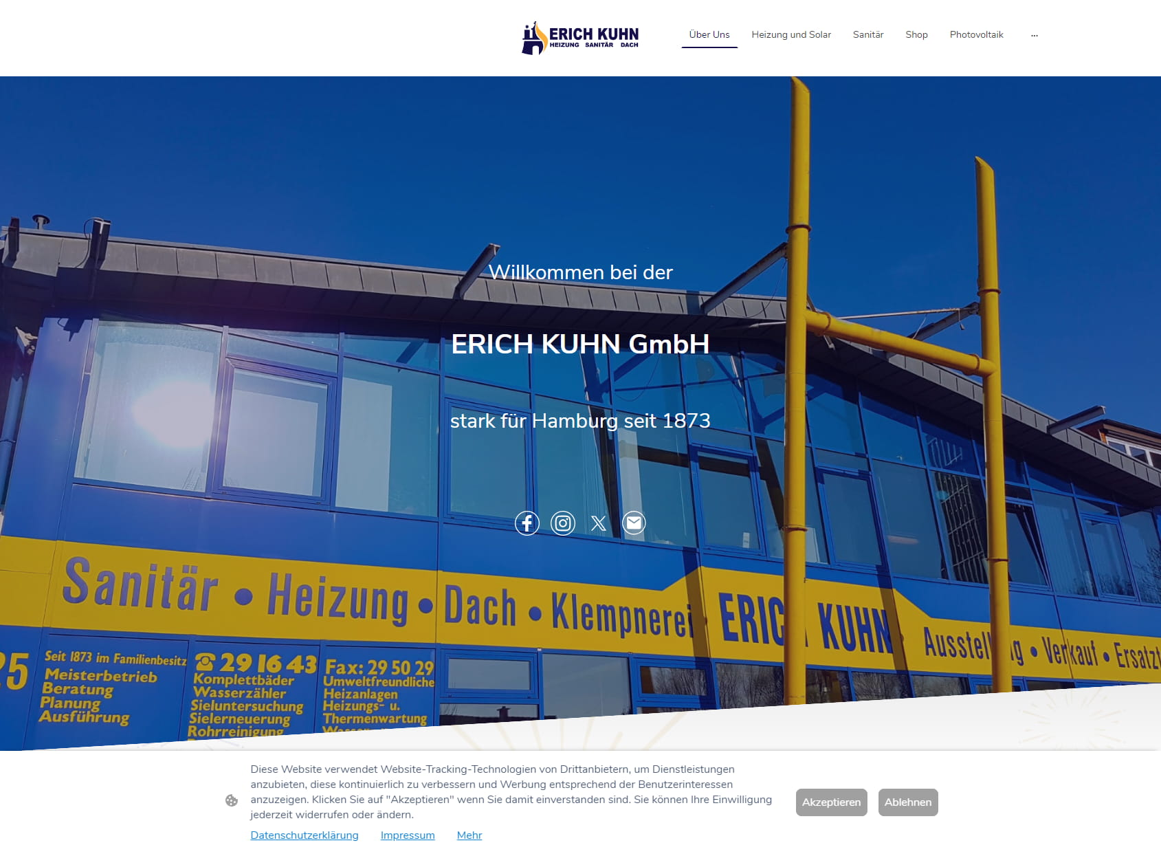 Erich Kuhn GmbH Heizung und Sanitär in Hamburg seit 1873