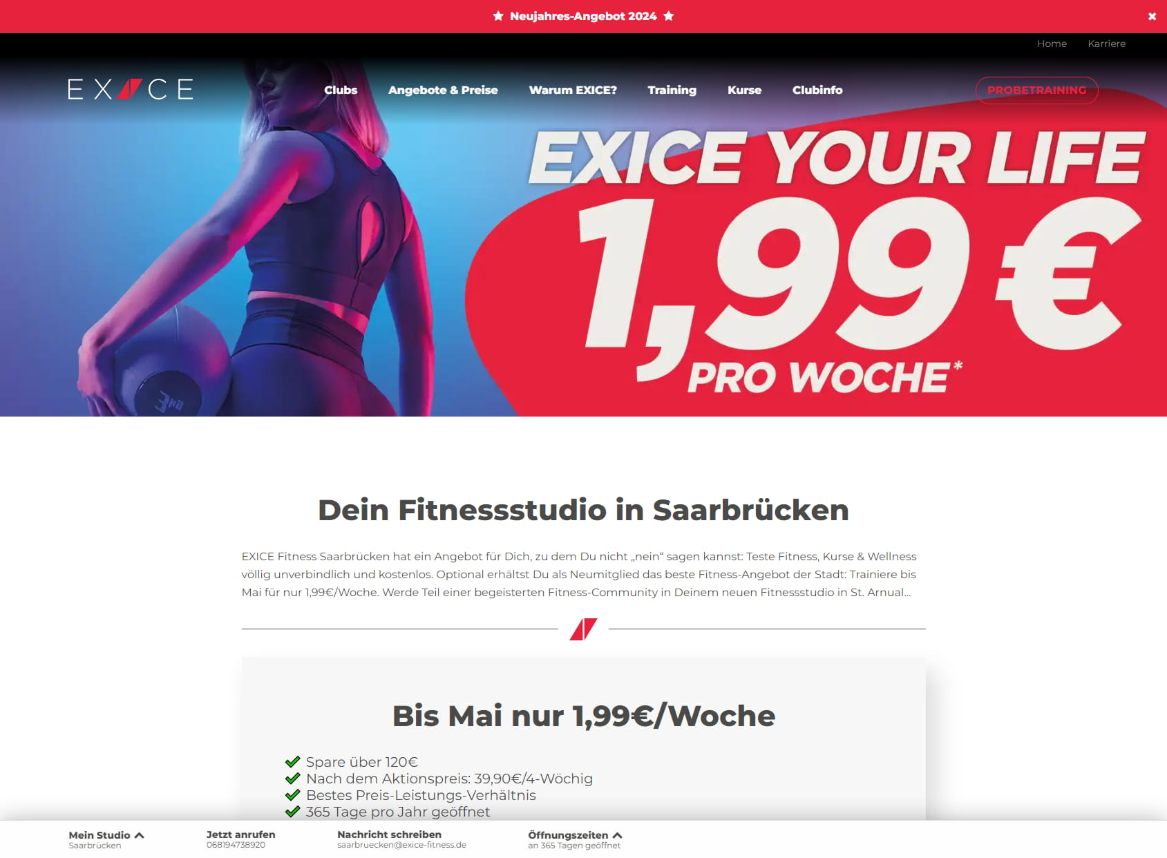EXICE BEST Fitness Saarbrücken