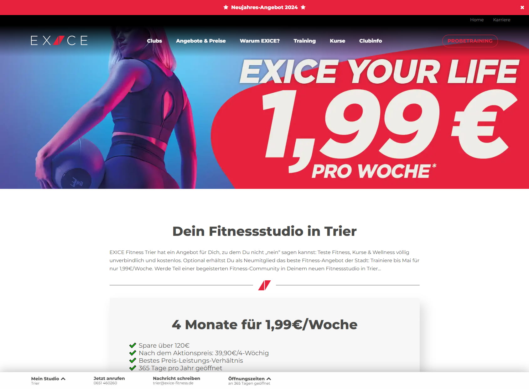 EXICE Fitness Trier