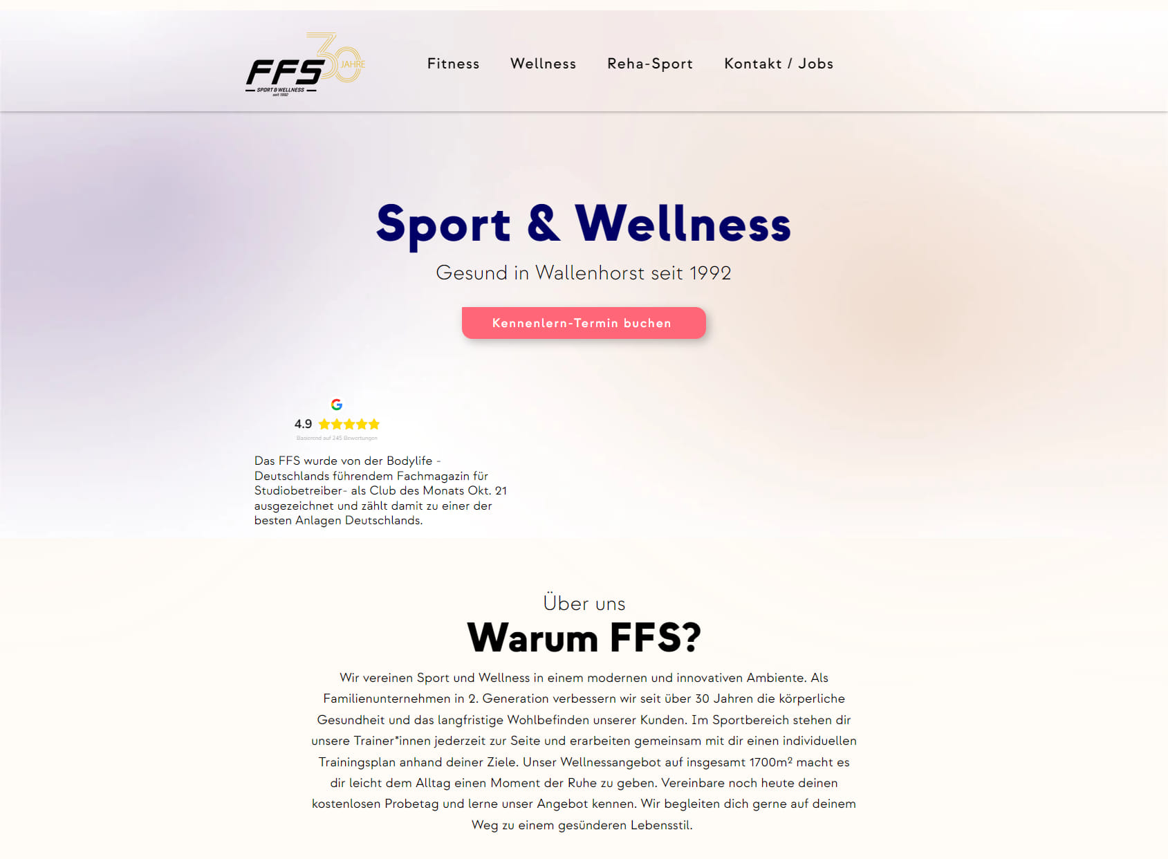 FFS Fitness & Sauna Center GmbH