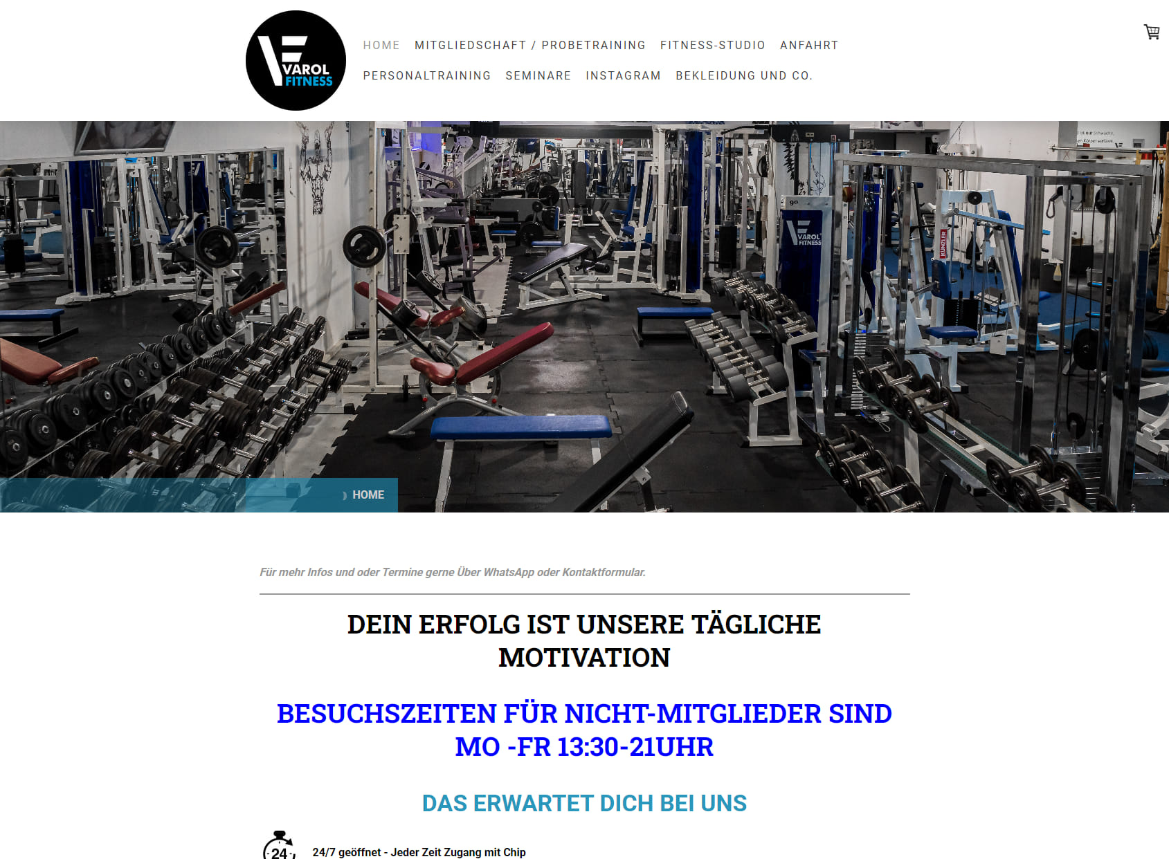 Fitnessstudio | Fitness Varol - 24h Training - Bodybuilding - Powerlifting - extra Damen-Studio