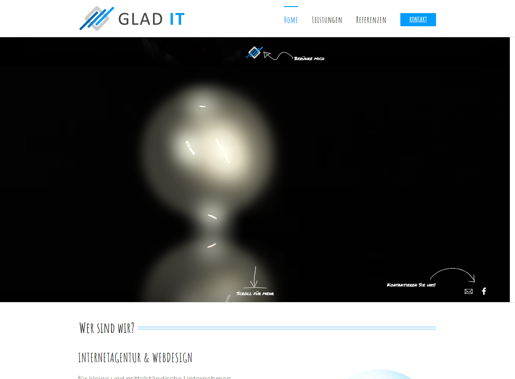 GLAD IT - Webdesign