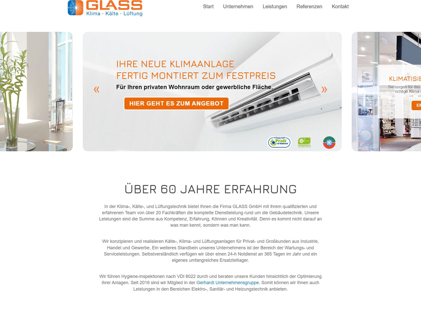 GLASS GmbH Klima Kälte Lüftung