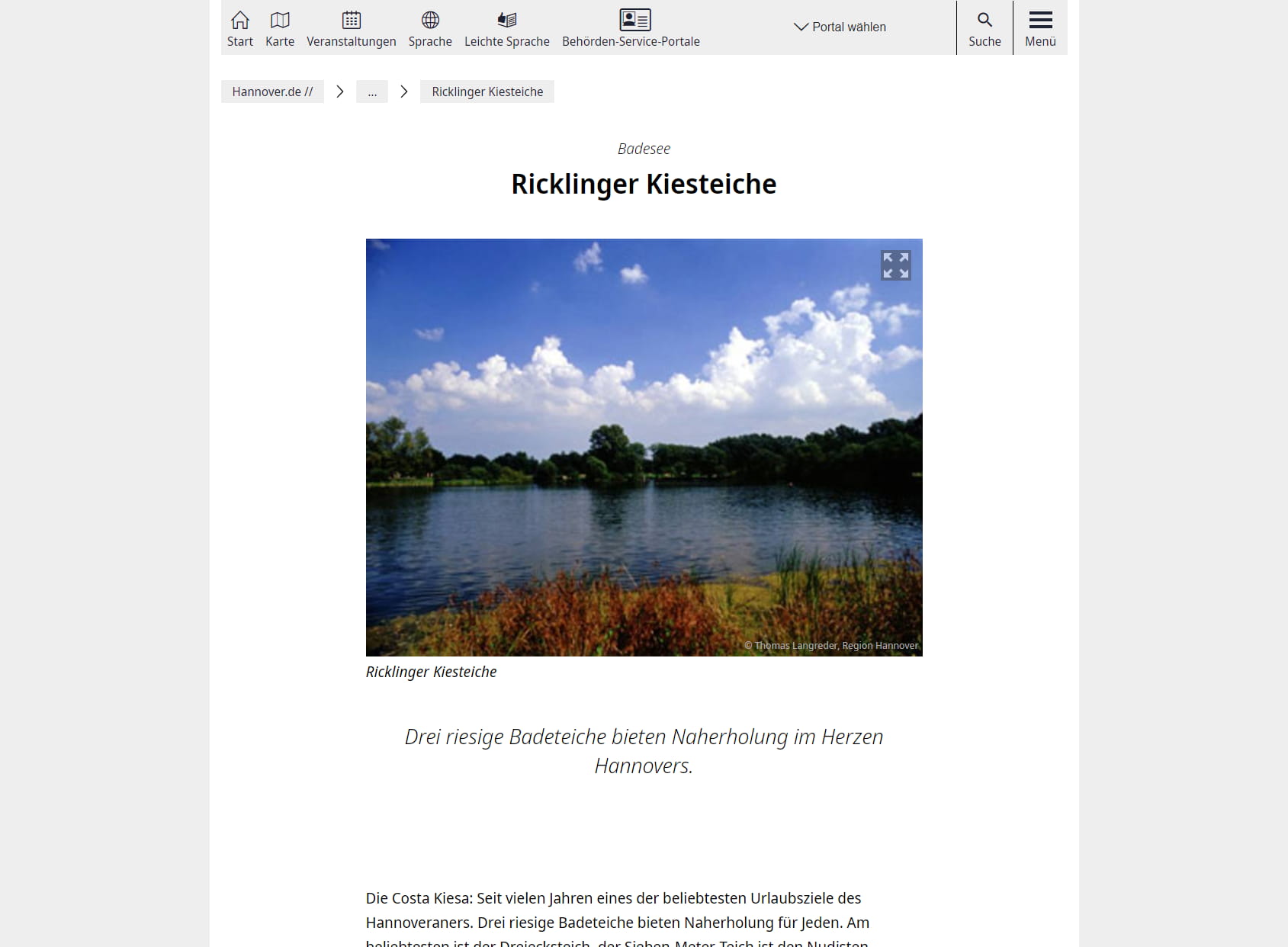 Ricklinger Kiesteiche