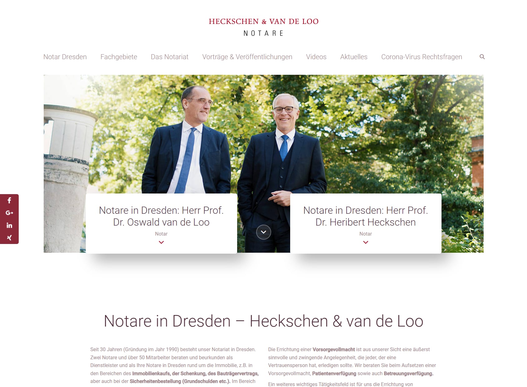 Notary Heckschen & van de Loo